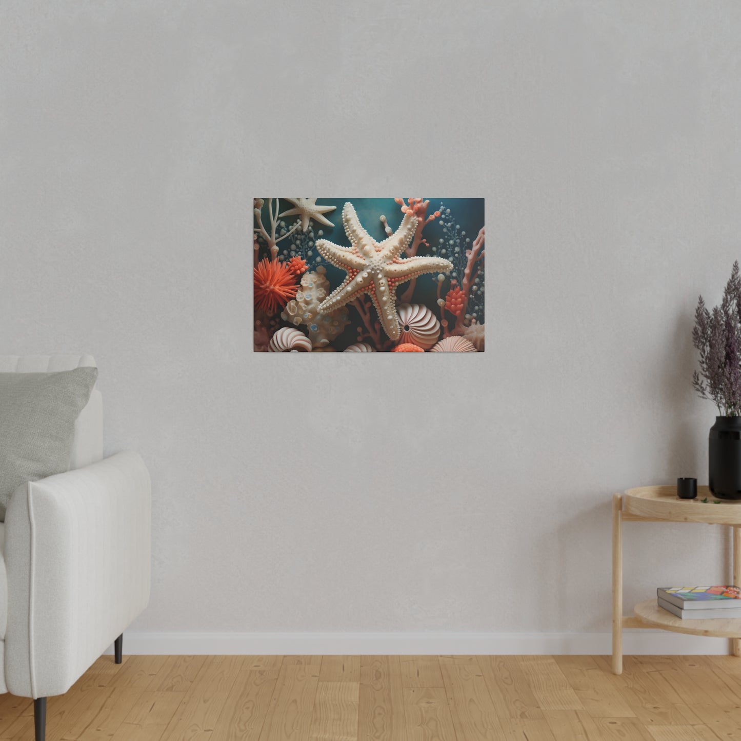 Starfish Matte Canvas, Stretched, 0.75" pn009