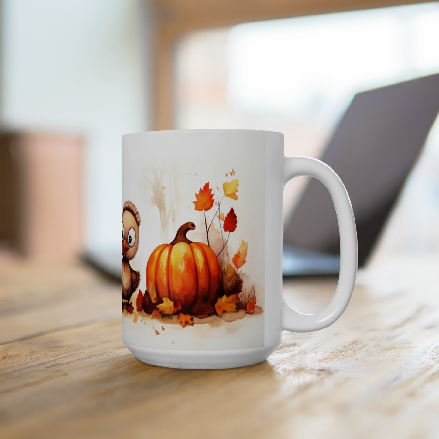 Turkey family Ceramic Mug 15oz