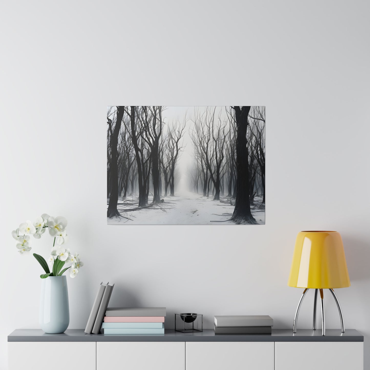 Winter Tree Matte Canvas, Stretched, 0.75"