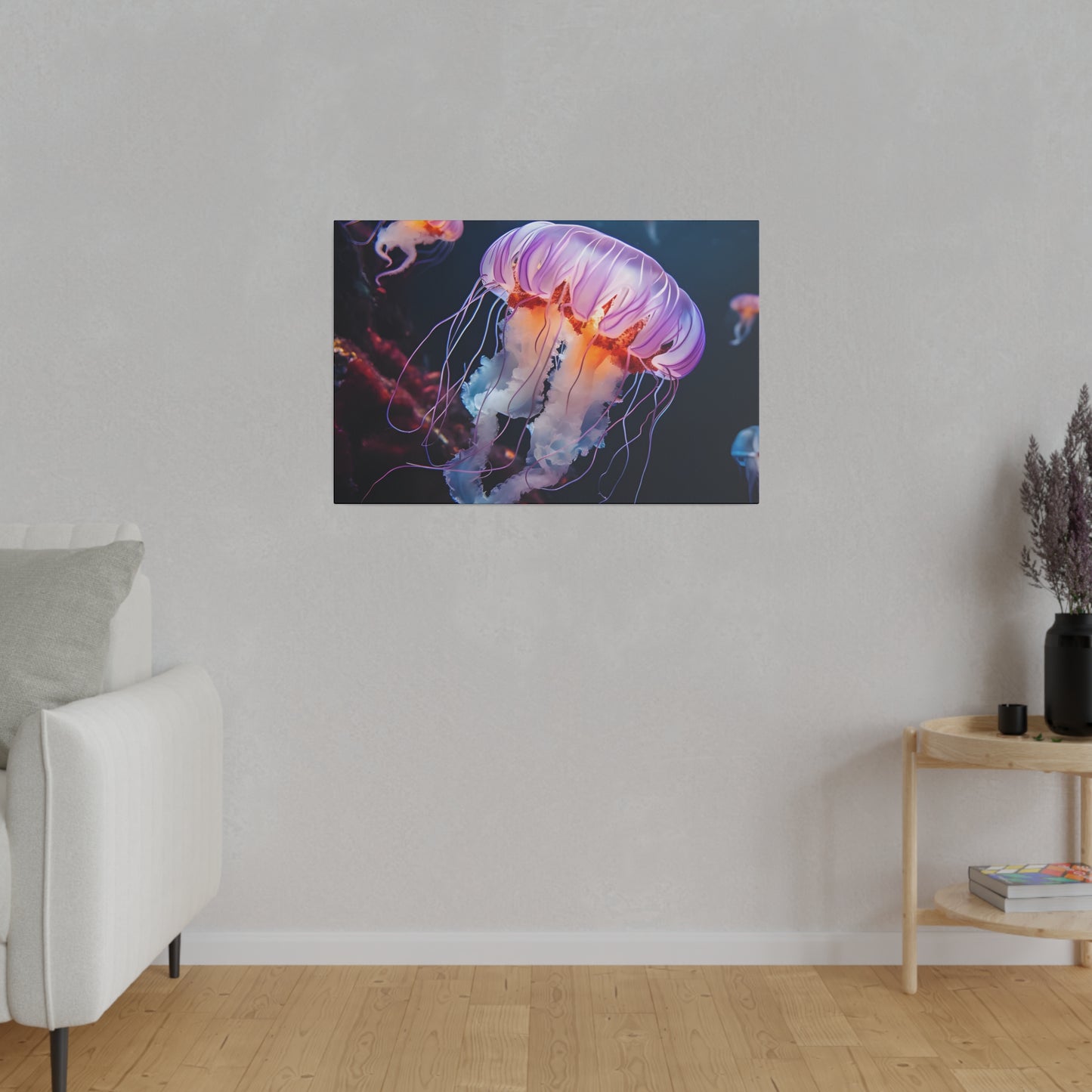 Jellyfish Matte Canvas, Stretched, 0.75" pn011