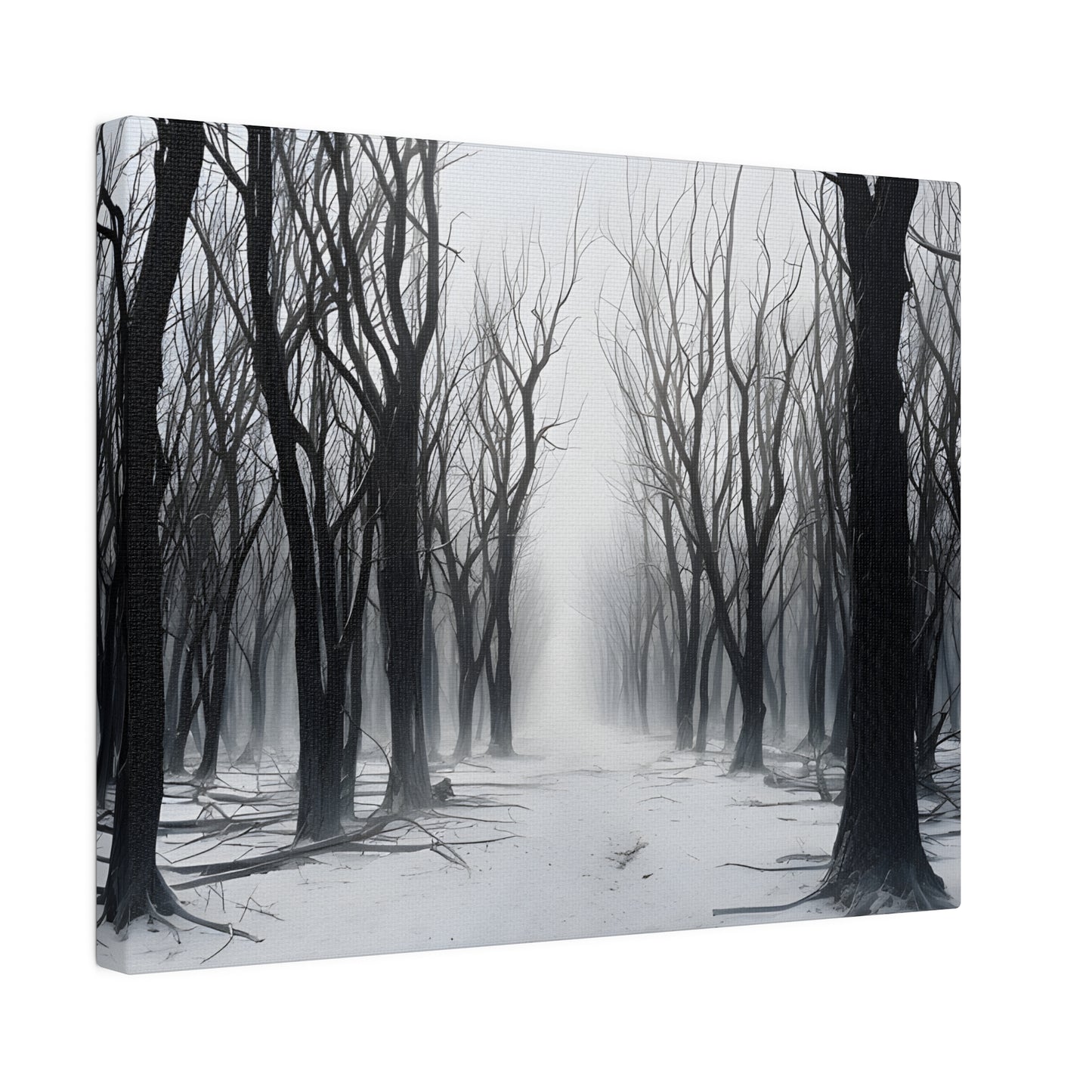 Winter Tree Matte Canvas, Stretched, 0.75"