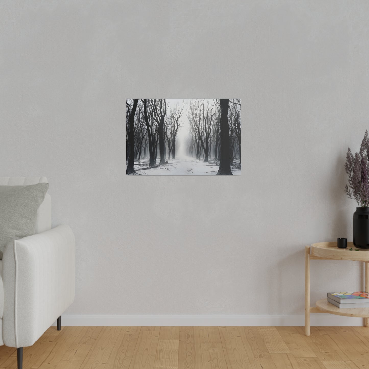 Winter Tree Matte Canvas, Stretched, 0.75"