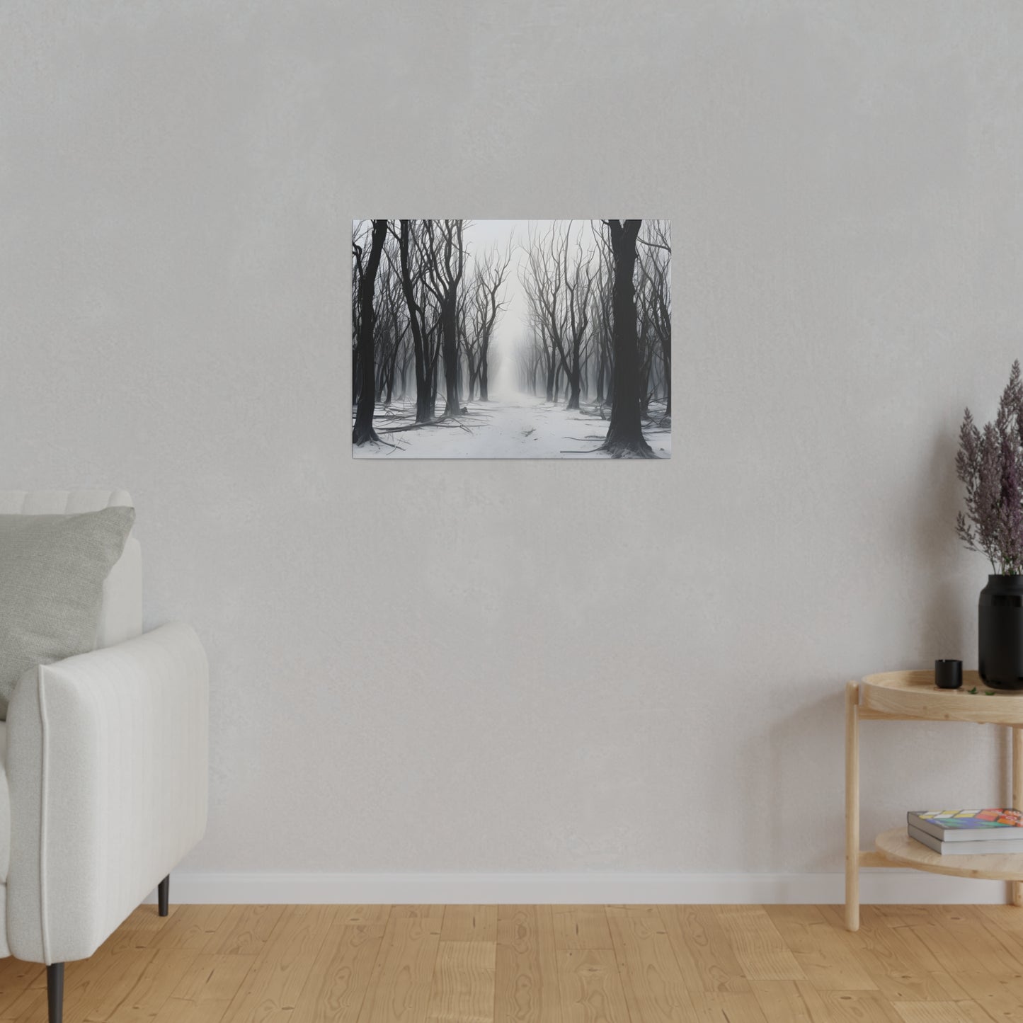 Winter Tree Matte Canvas, Stretched, 0.75"