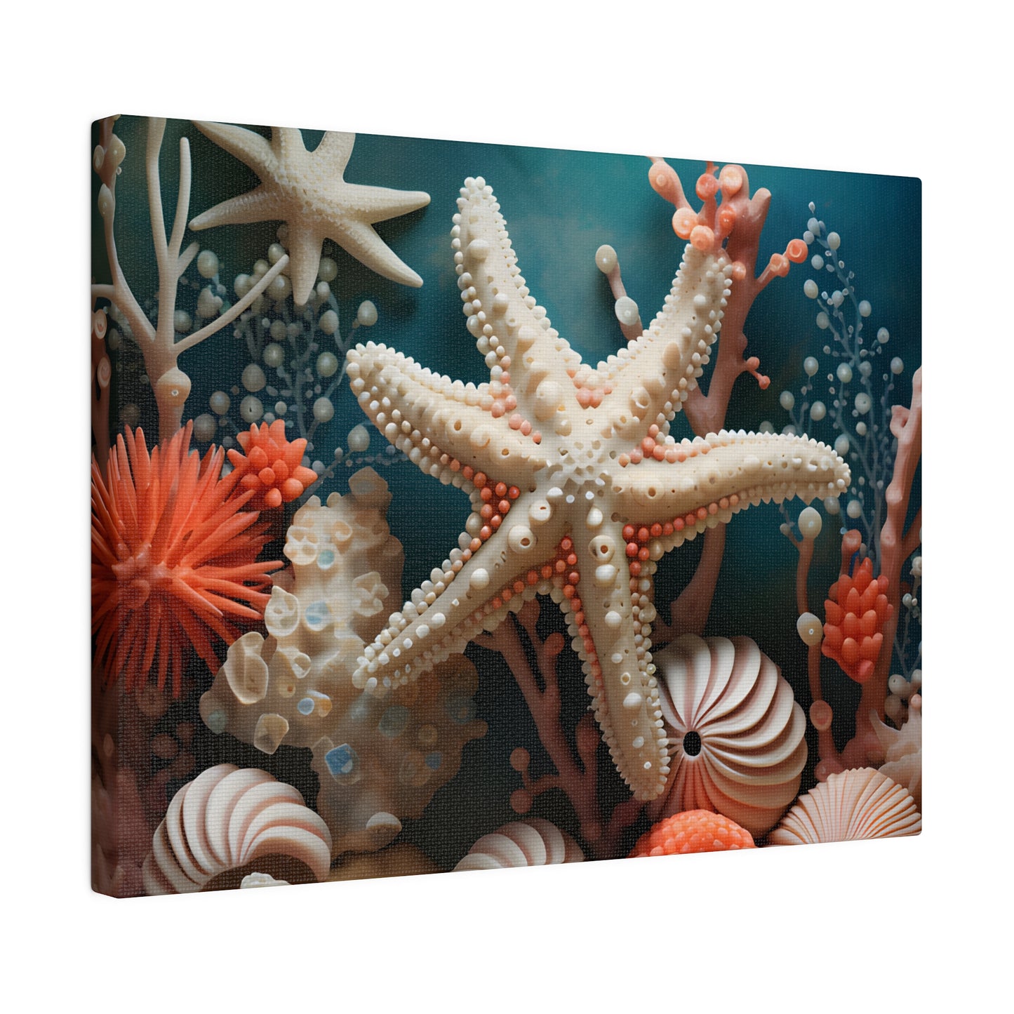 Starfish Matte Canvas, Stretched, 0.75" pn009