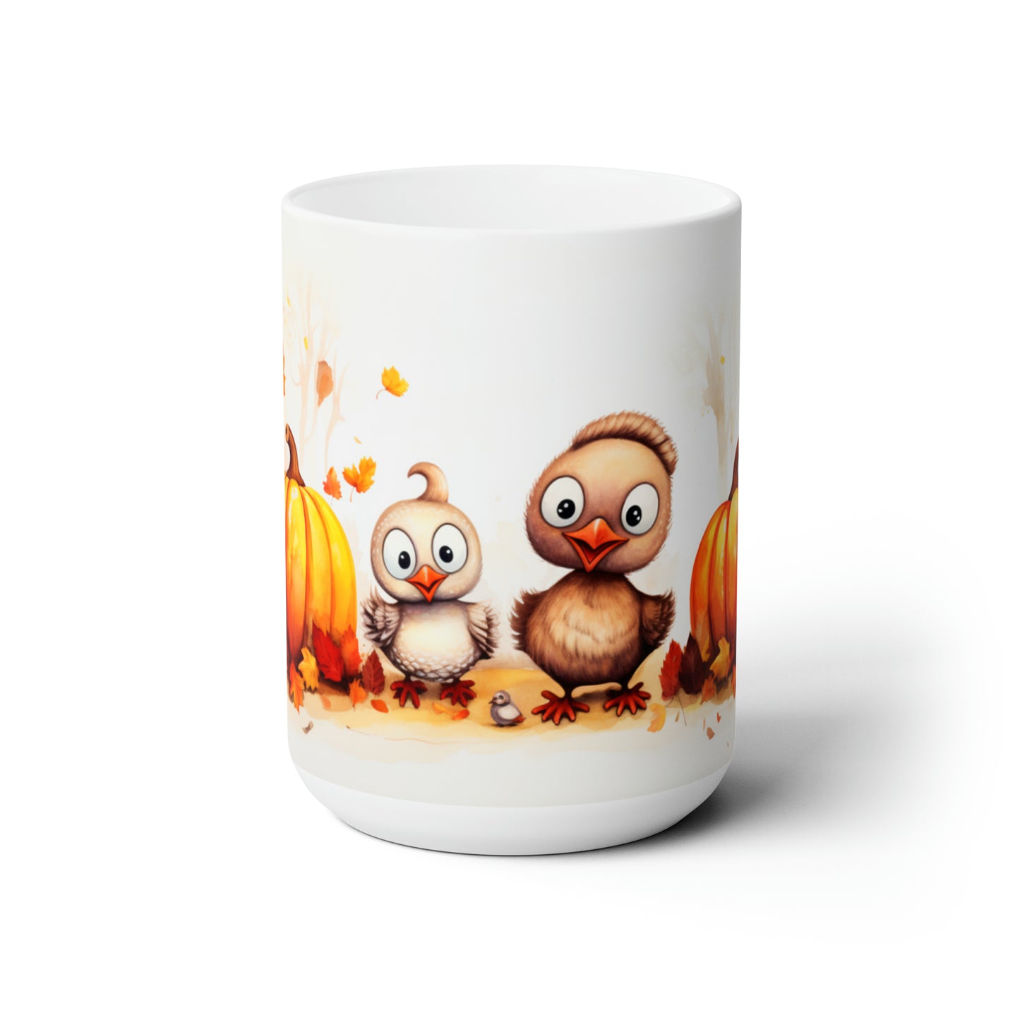 Turkey family Ceramic Mug 15oz