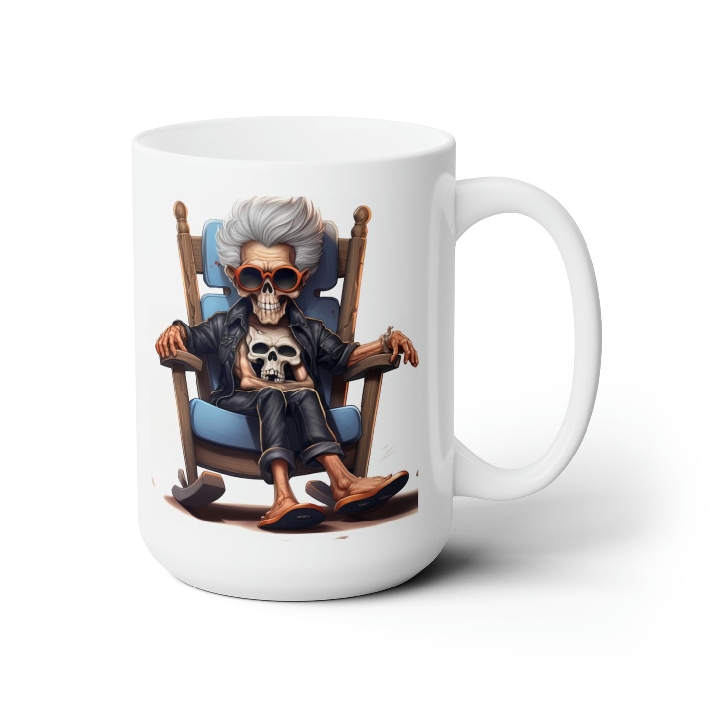 Rocker Chick Ceramic Mug 15oz