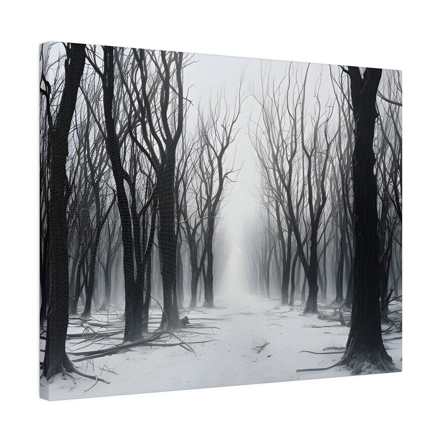 Winter Tree Matte Canvas, Stretched, 0.75"