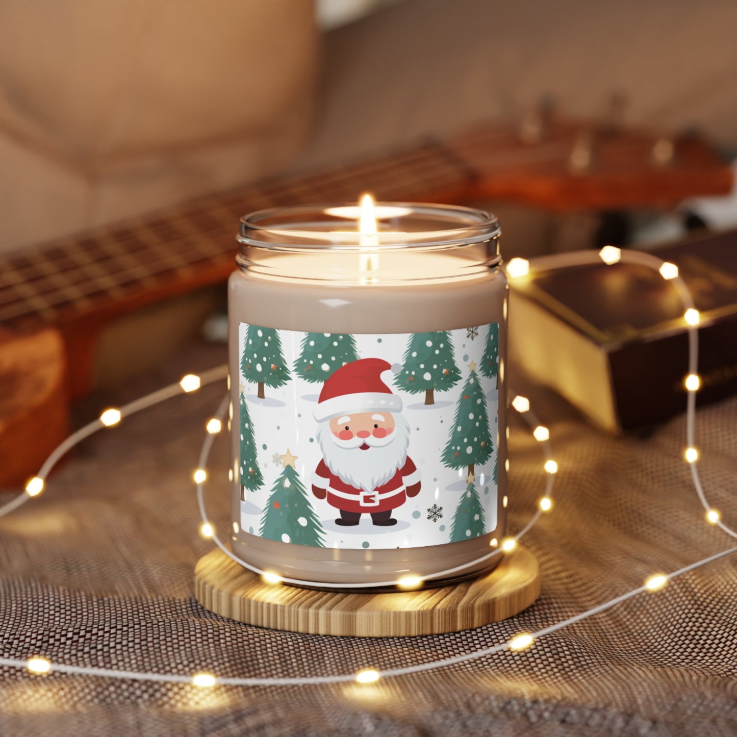 Santa Scented Soy Candle, 9oz