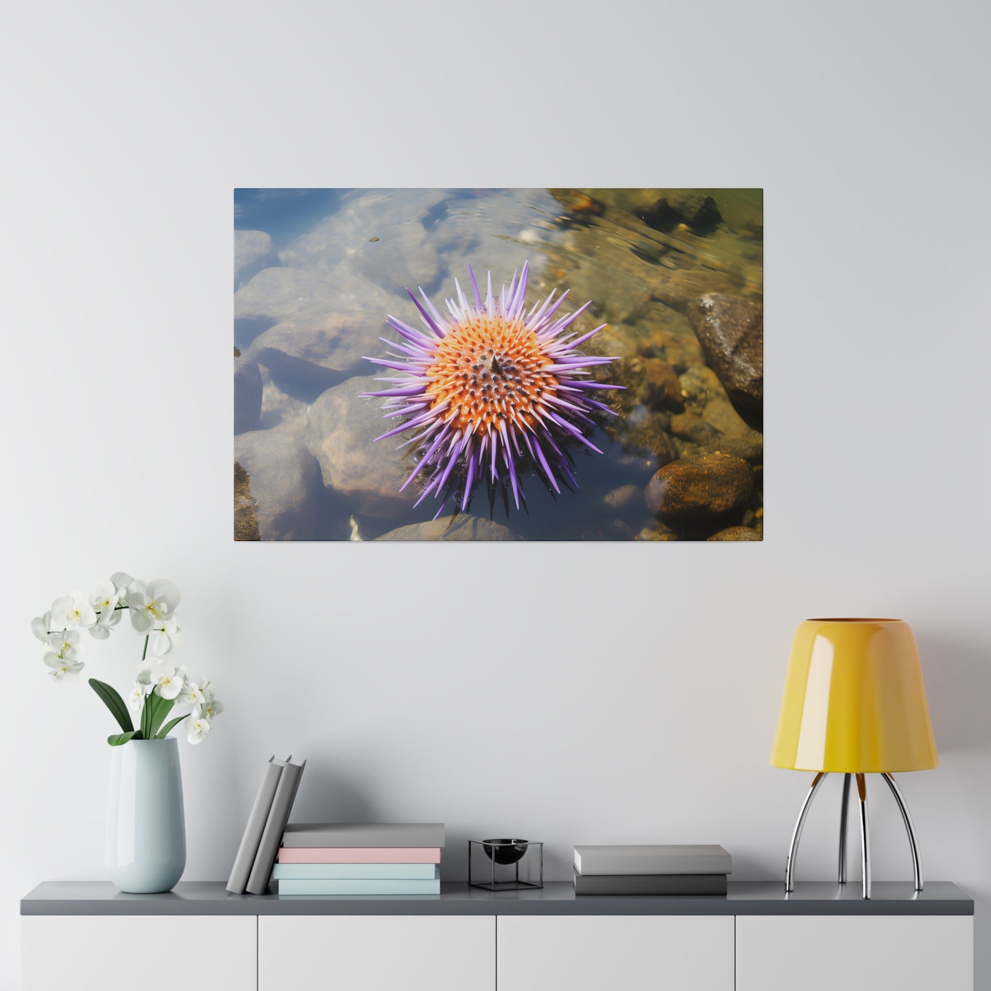 Sea Urchin Matte Canvas, Stretched, 0.75" pn005