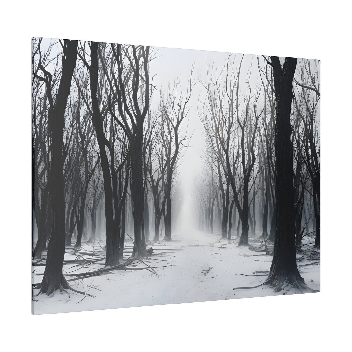 Winter Tree Matte Canvas, Stretched, 0.75"