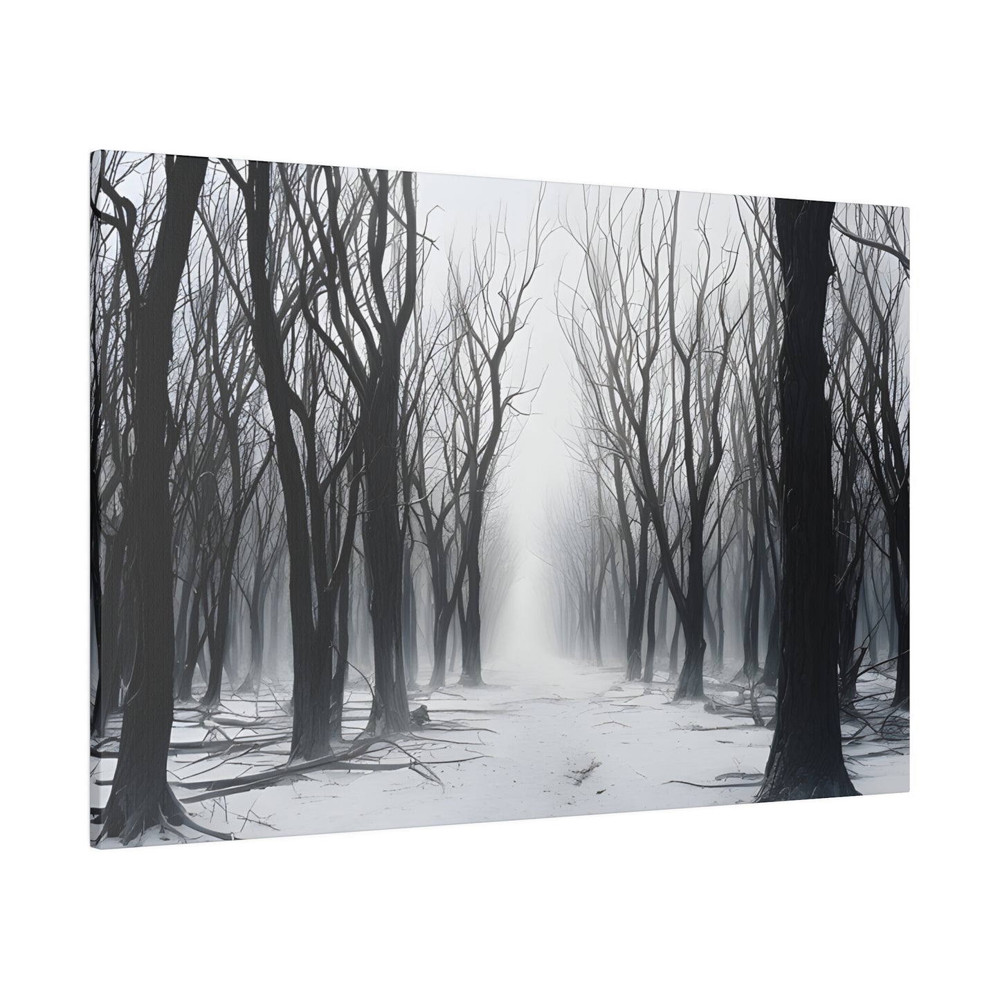 Winter Tree Matte Canvas, Stretched, 0.75"