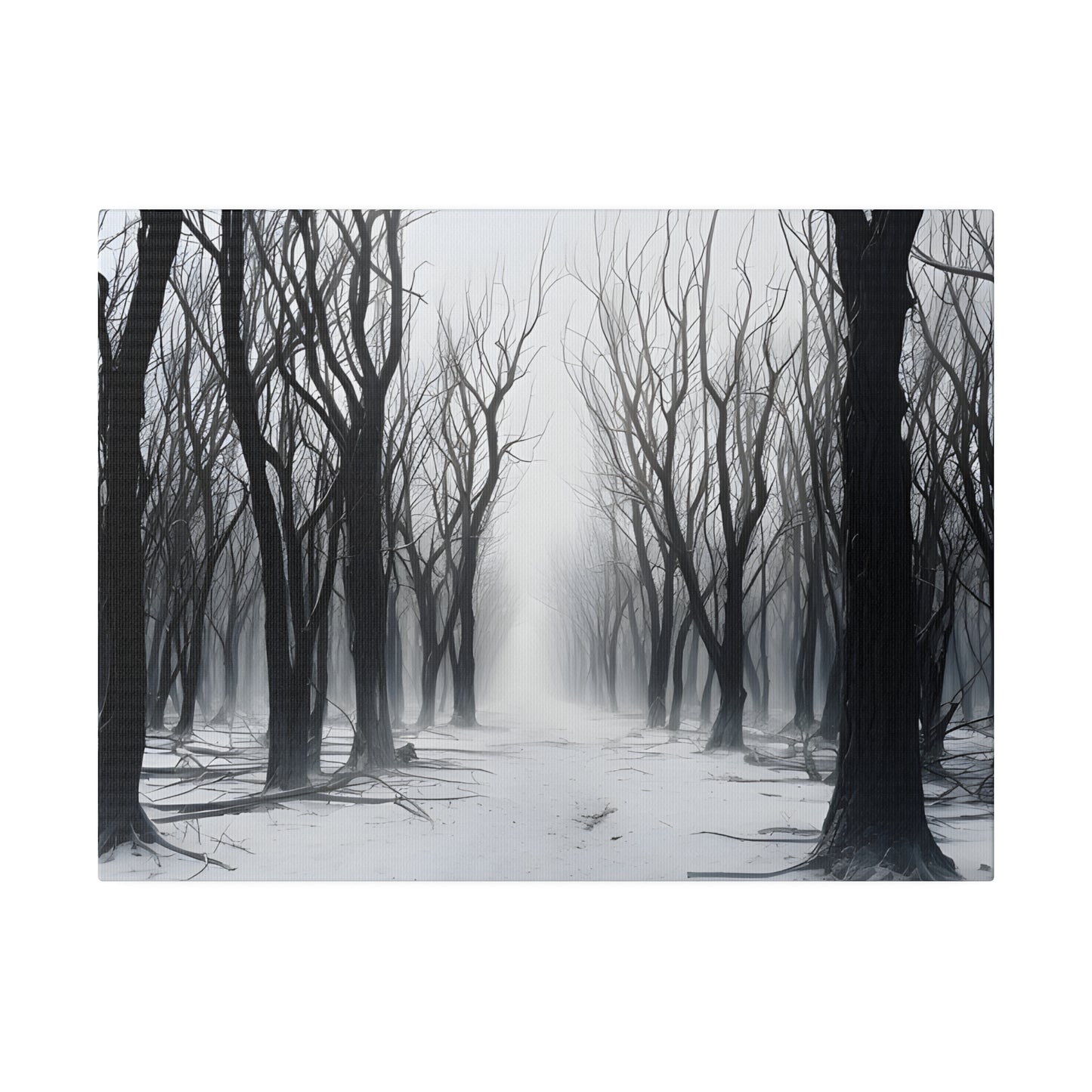 Winter Tree Matte Canvas, Stretched, 0.75"