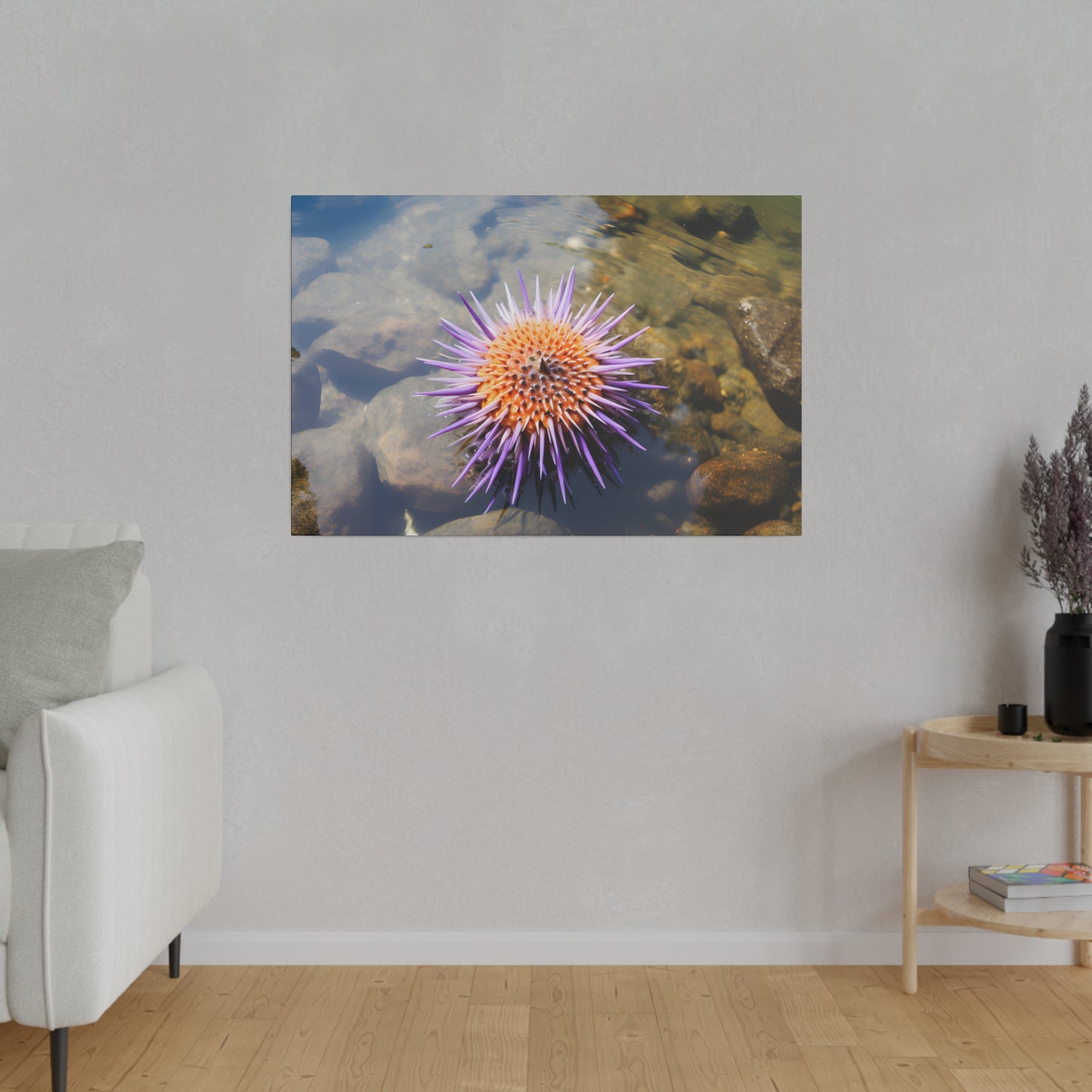 Sea Urchin Matte Canvas, Stretched, 0.75" pn005