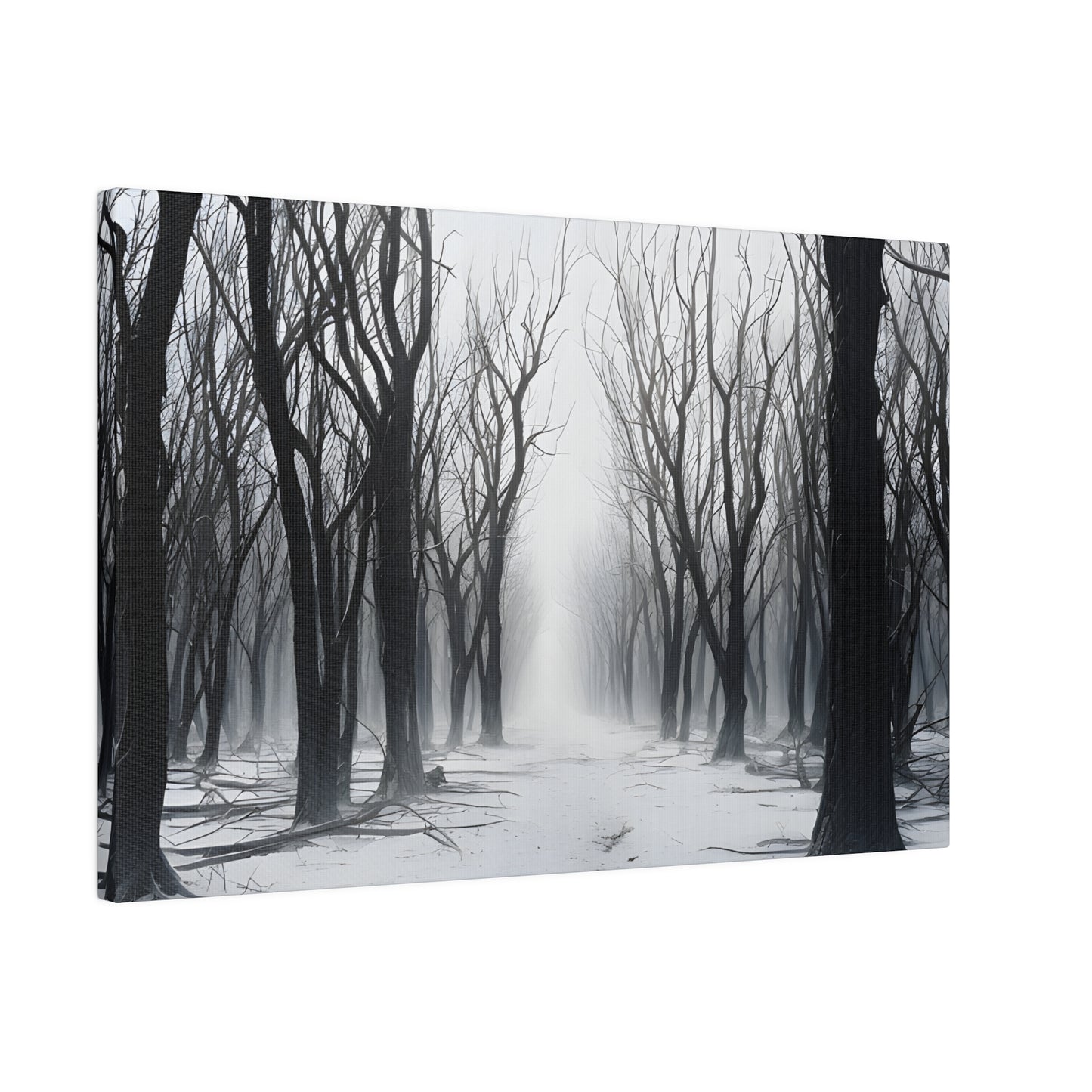 Winter Tree Matte Canvas, Stretched, 0.75"