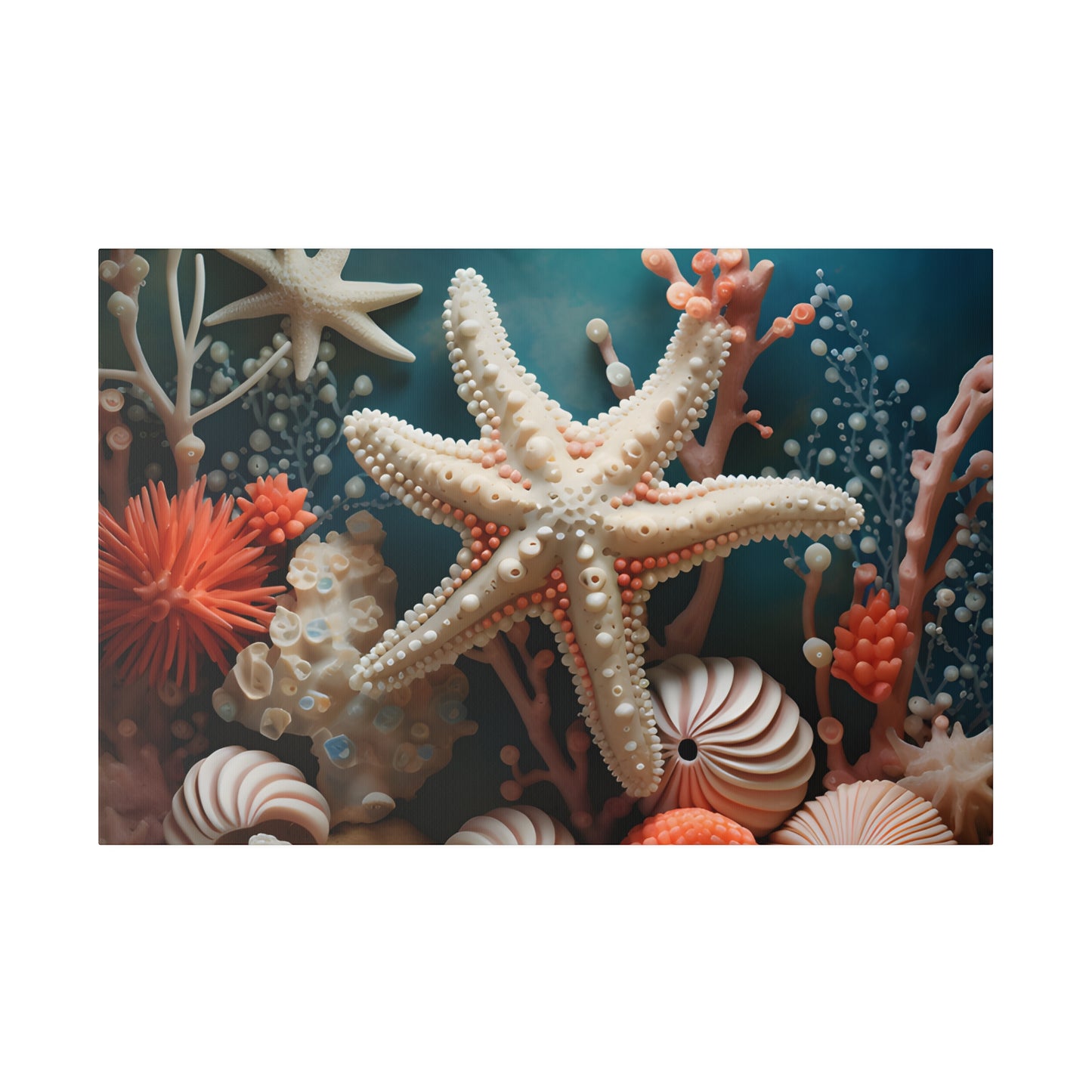Starfish Matte Canvas, Stretched, 0.75" pn009