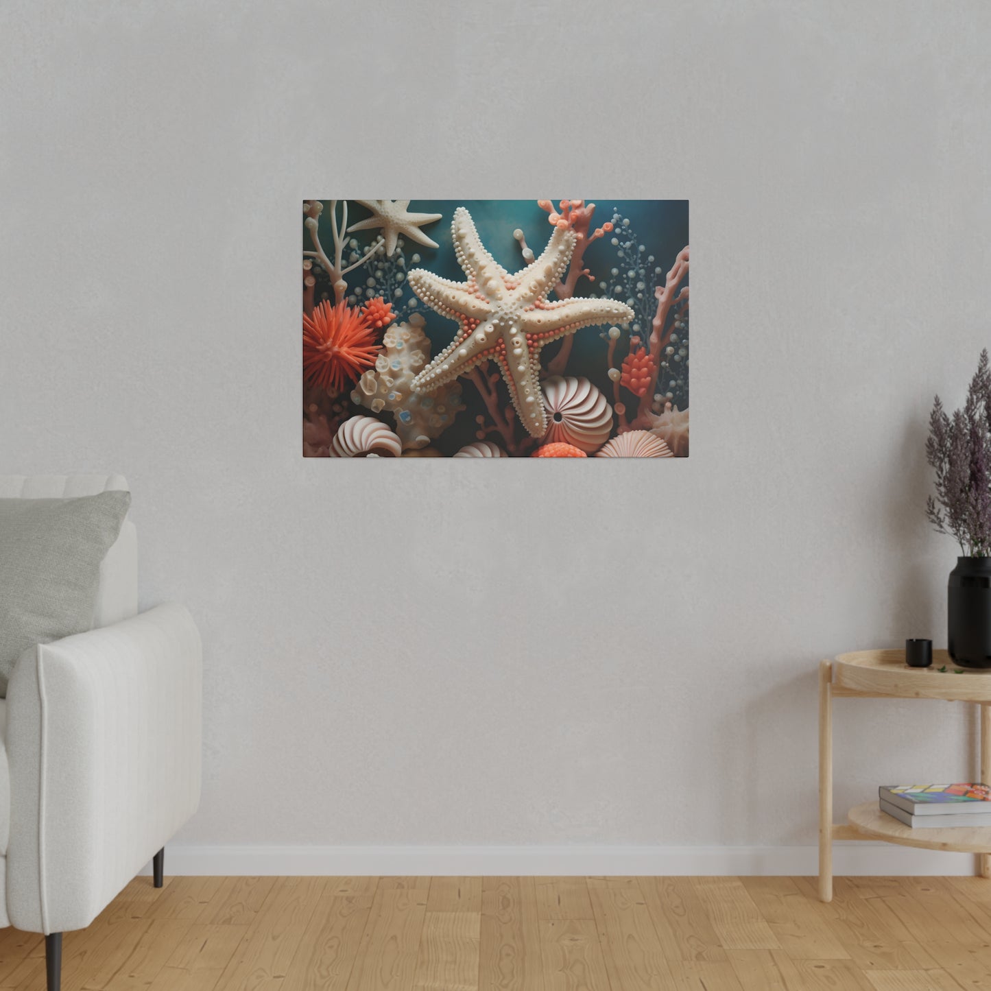 Starfish Matte Canvas, Stretched, 0.75" pn009