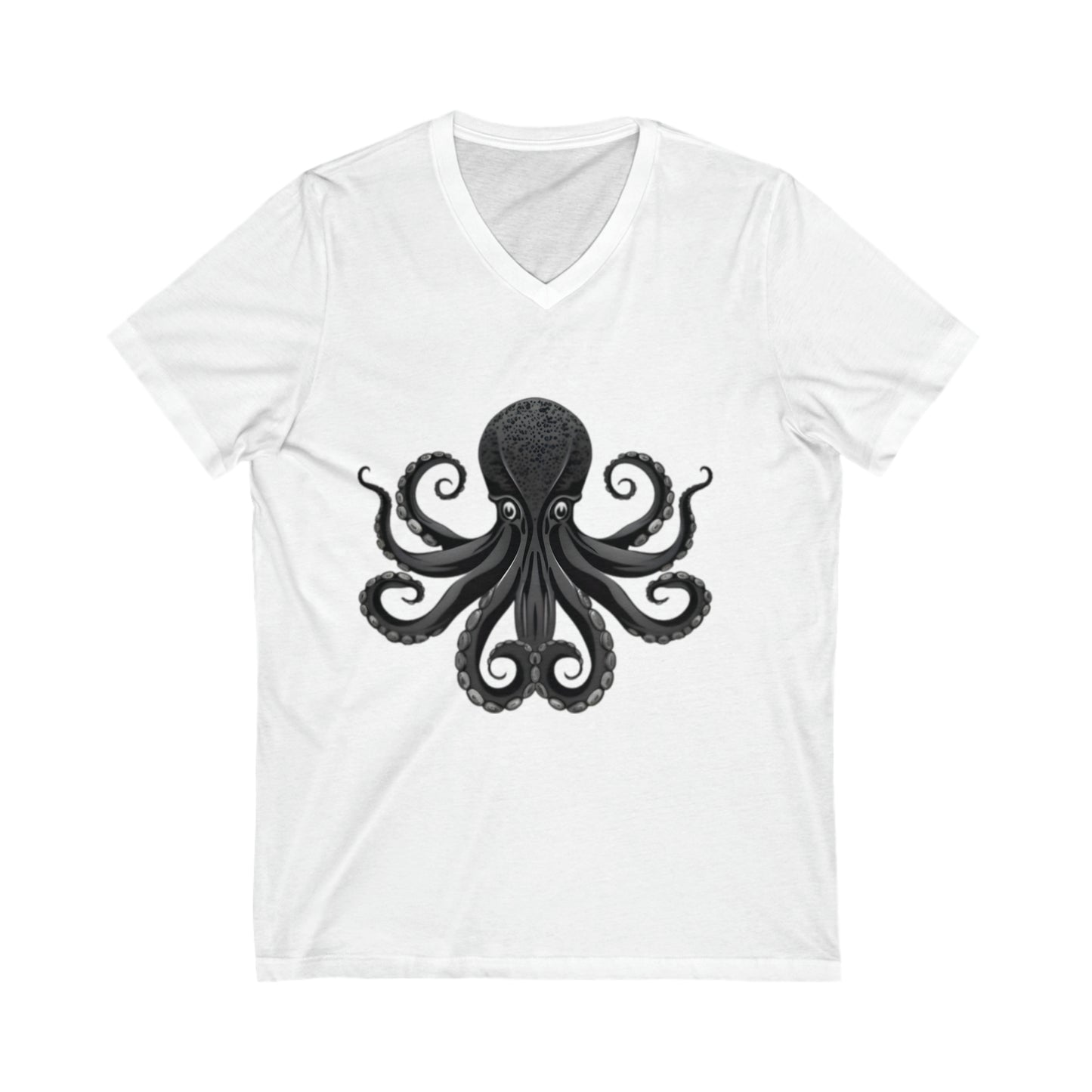 Unisex Jersey Short Sleeve V-Neck Tee