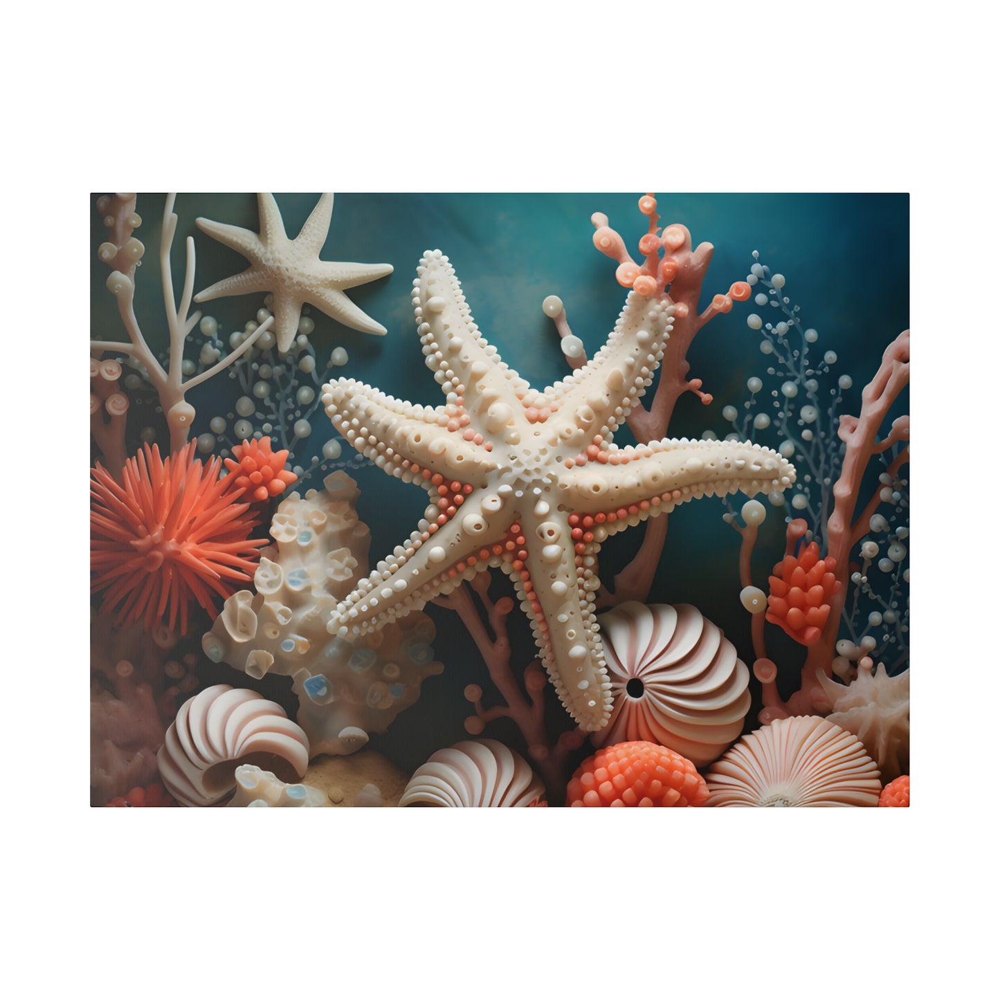 Starfish Matte Canvas, Stretched, 0.75" pn009