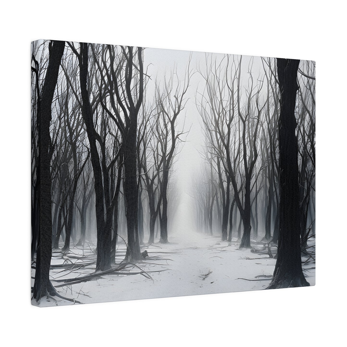 Winter Tree Matte Canvas, Stretched, 0.75"