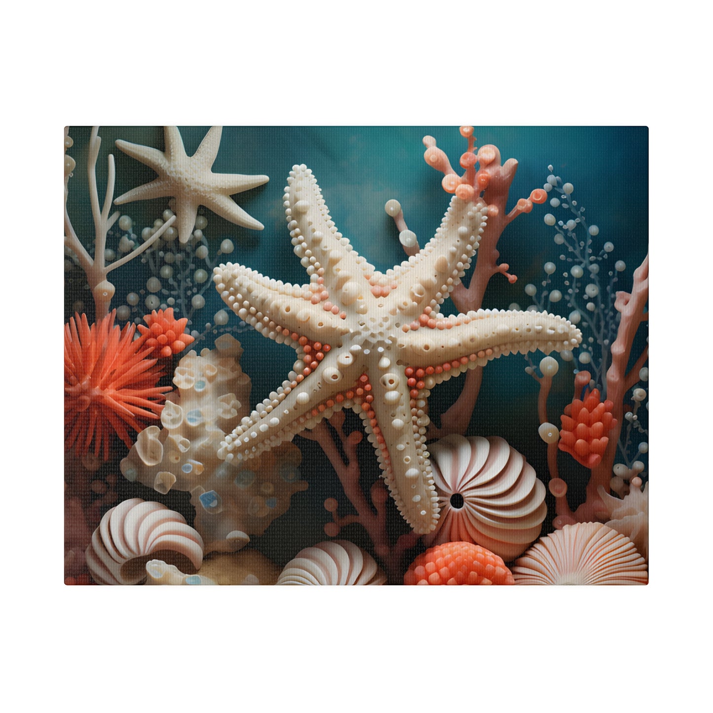 Starfish Matte Canvas, Stretched, 0.75" pn009