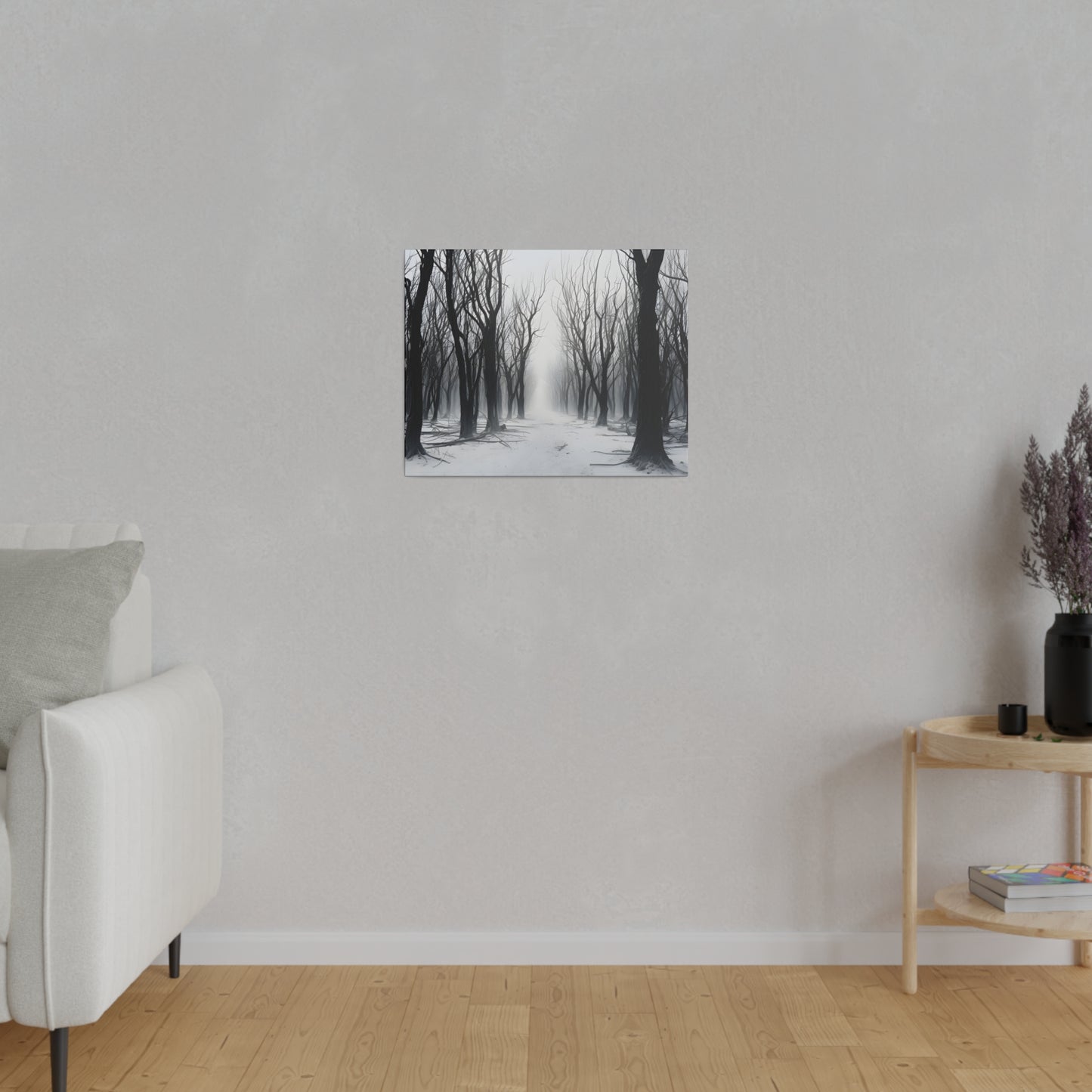 Winter Tree Matte Canvas, Stretched, 0.75"