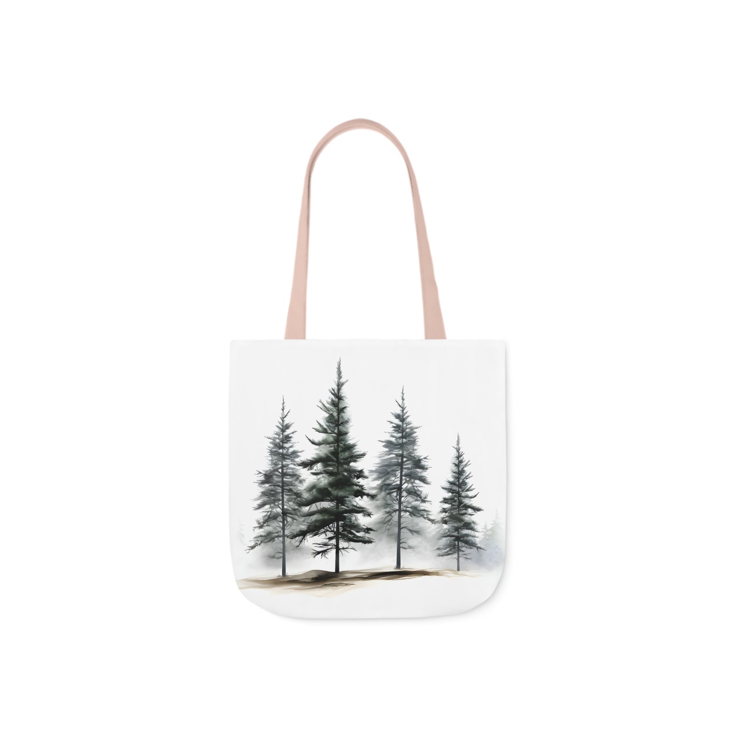 Pine Tree Polyester Canvas Tote Bag (AOP)