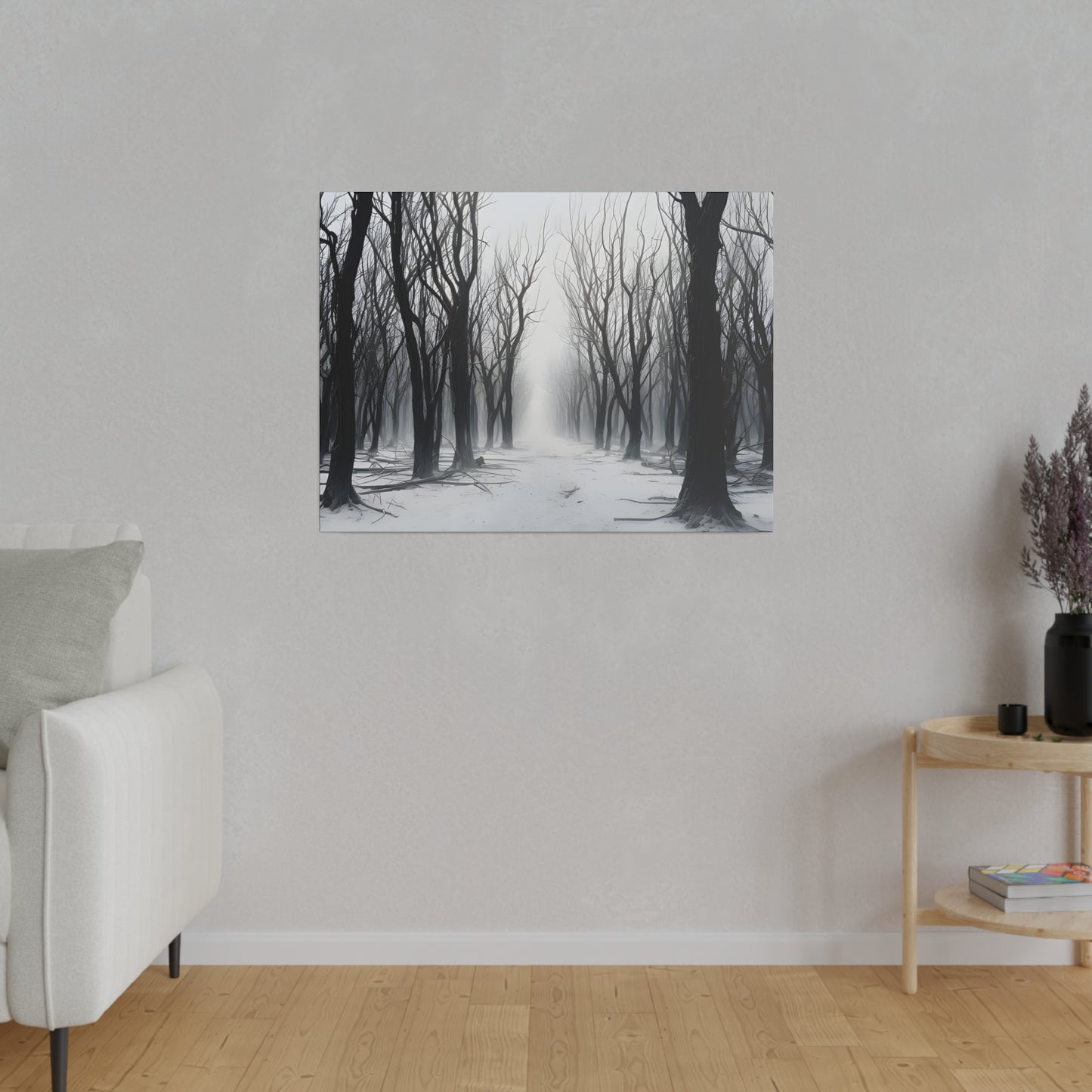 Winter Tree Matte Canvas, Stretched, 0.75"