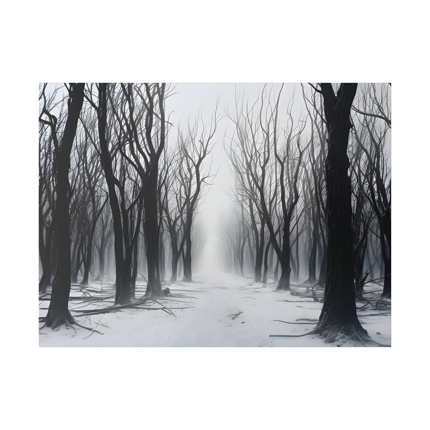 Winter Tree Matte Canvas, Stretched, 0.75"