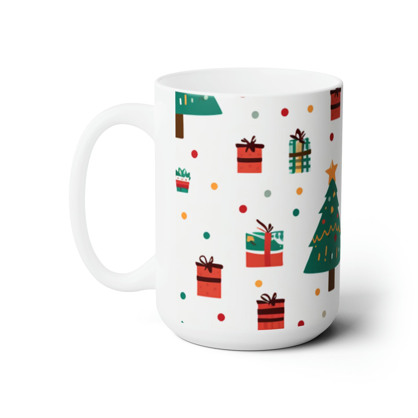Christmas Tree Ceramic Mug 15oz