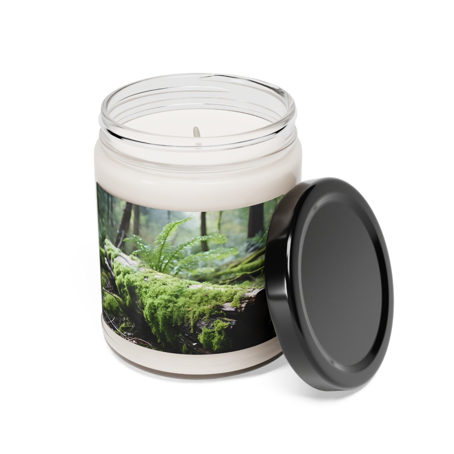 Mossy log Scented Soy Candle, 9oz