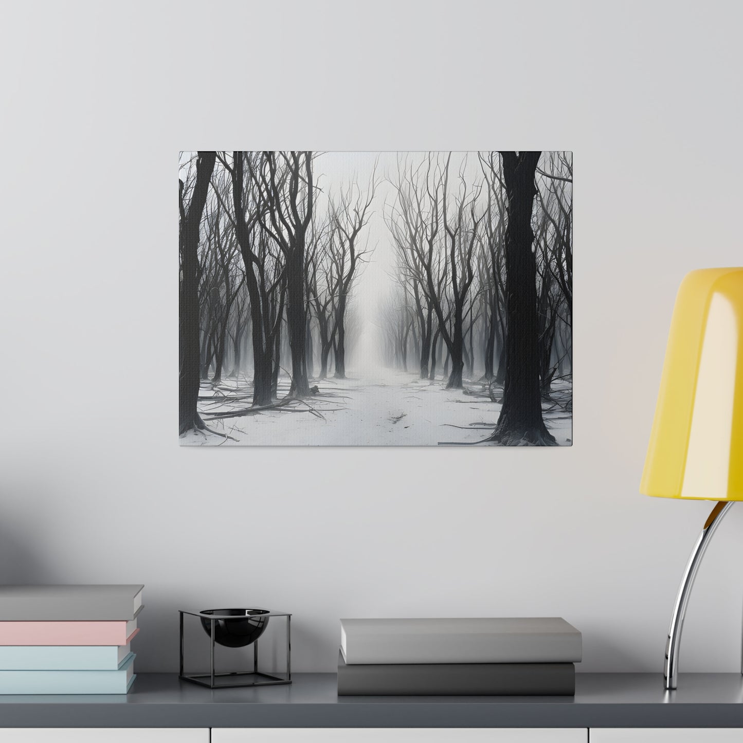 Winter Tree Matte Canvas, Stretched, 0.75"