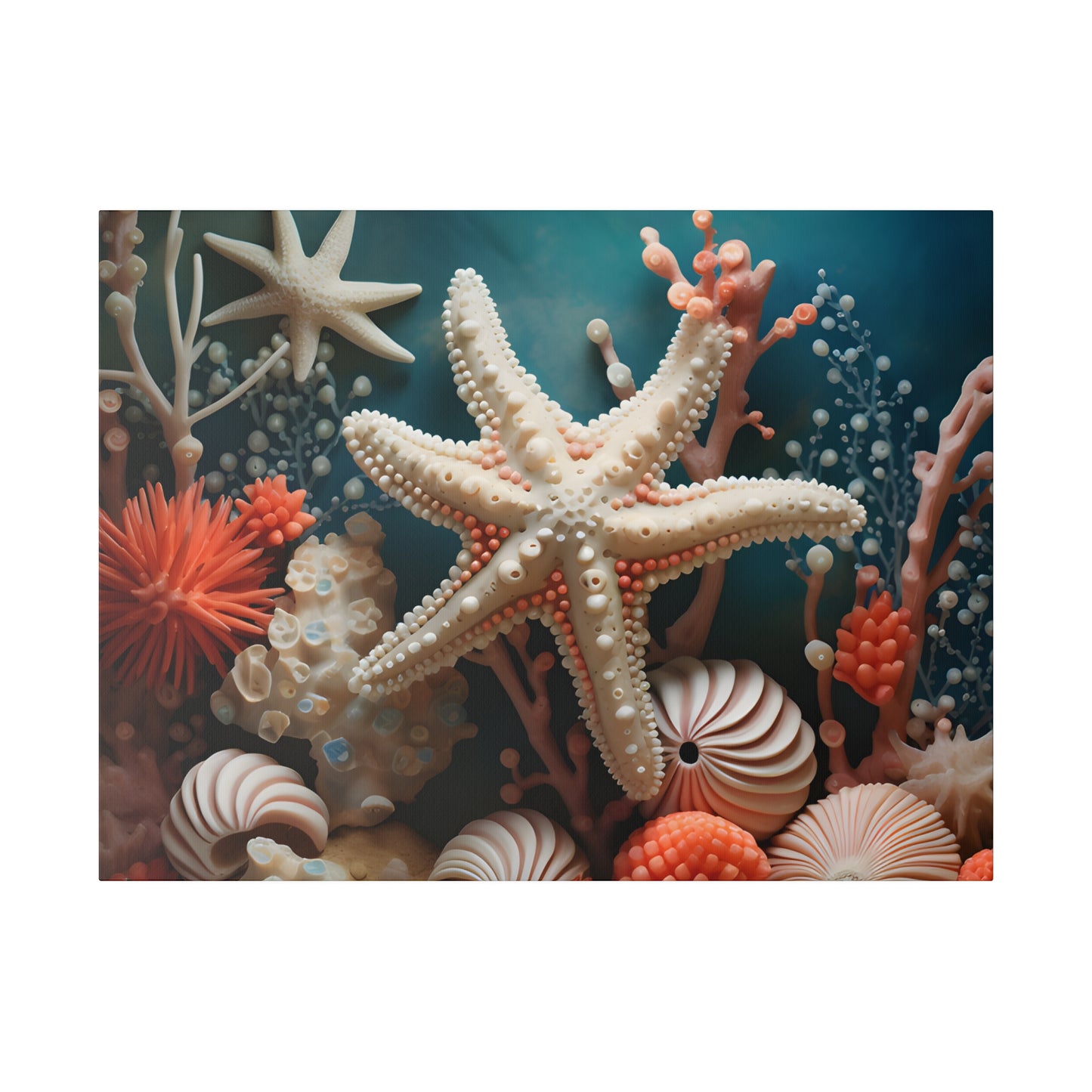 Starfish Matte Canvas, Stretched, 0.75" pn009