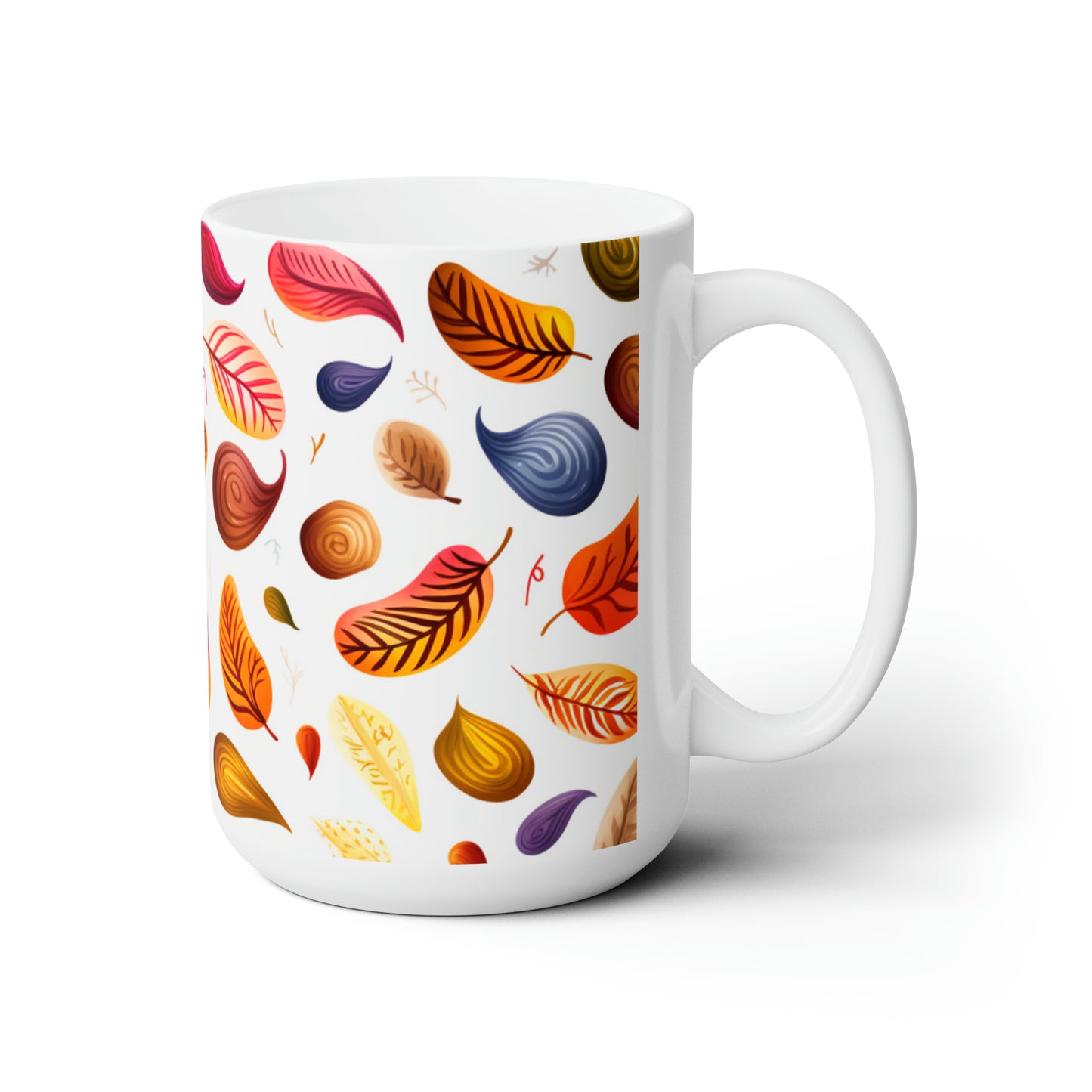 Fall leaves Ceramic Mug 15oz