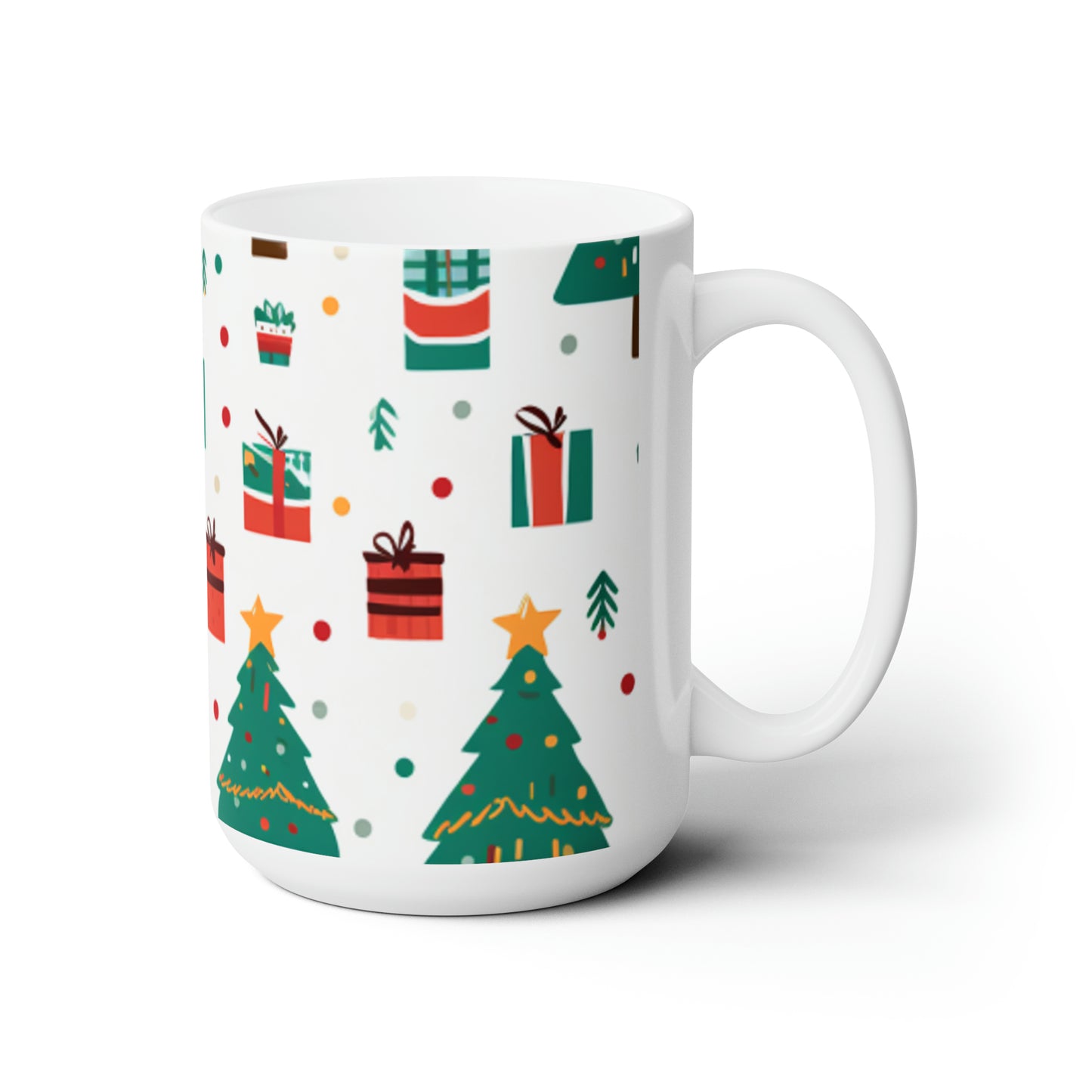 Christmas Tree Ceramic Mug 15oz