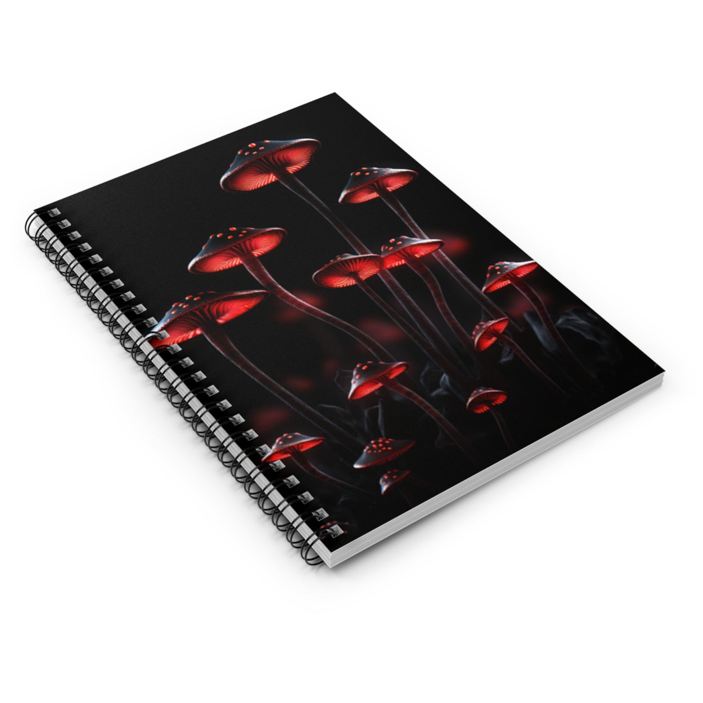Mushroom Spiral Notebook - Ruled Line