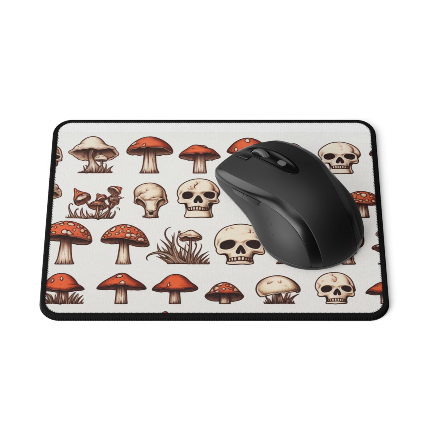 Skulls and Mushrooms Non-Slip Mouse Pads