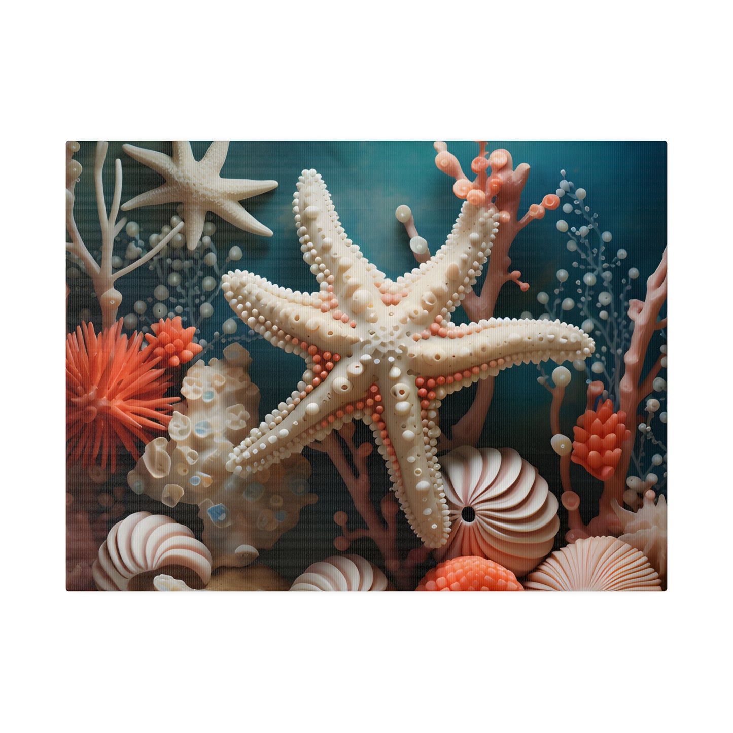 Starfish Matte Canvas, Stretched, 0.75" pn009