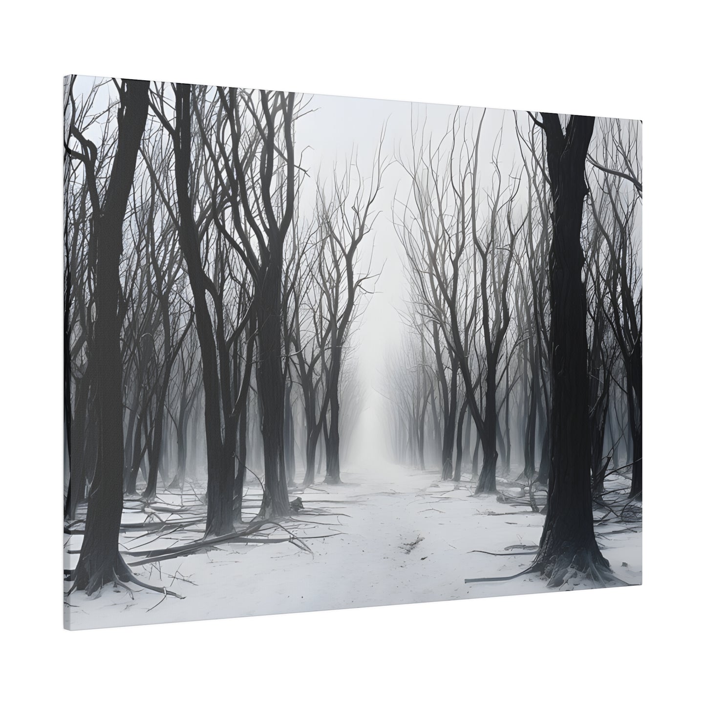 Winter Tree Matte Canvas, Stretched, 0.75"