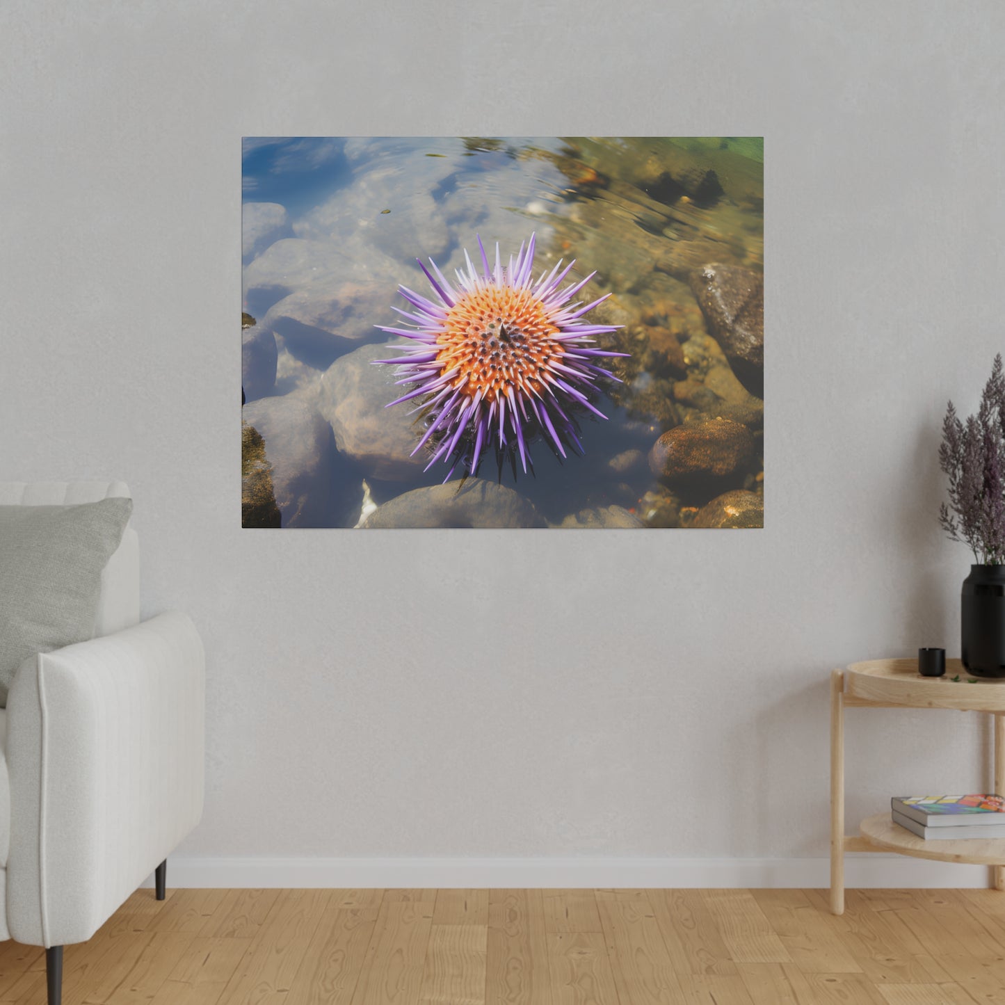 Sea Urchin Matte Canvas, Stretched, 0.75" pn005