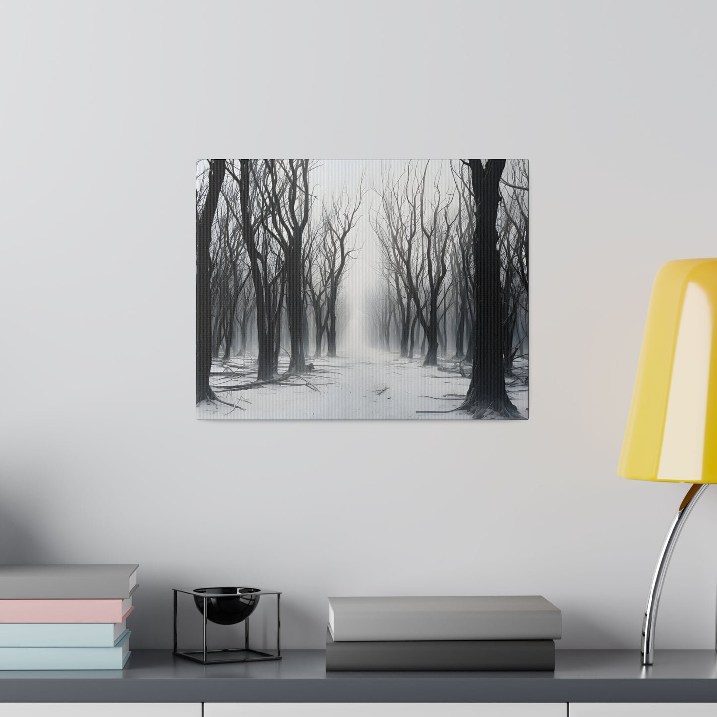 Winter Tree Matte Canvas, Stretched, 0.75"