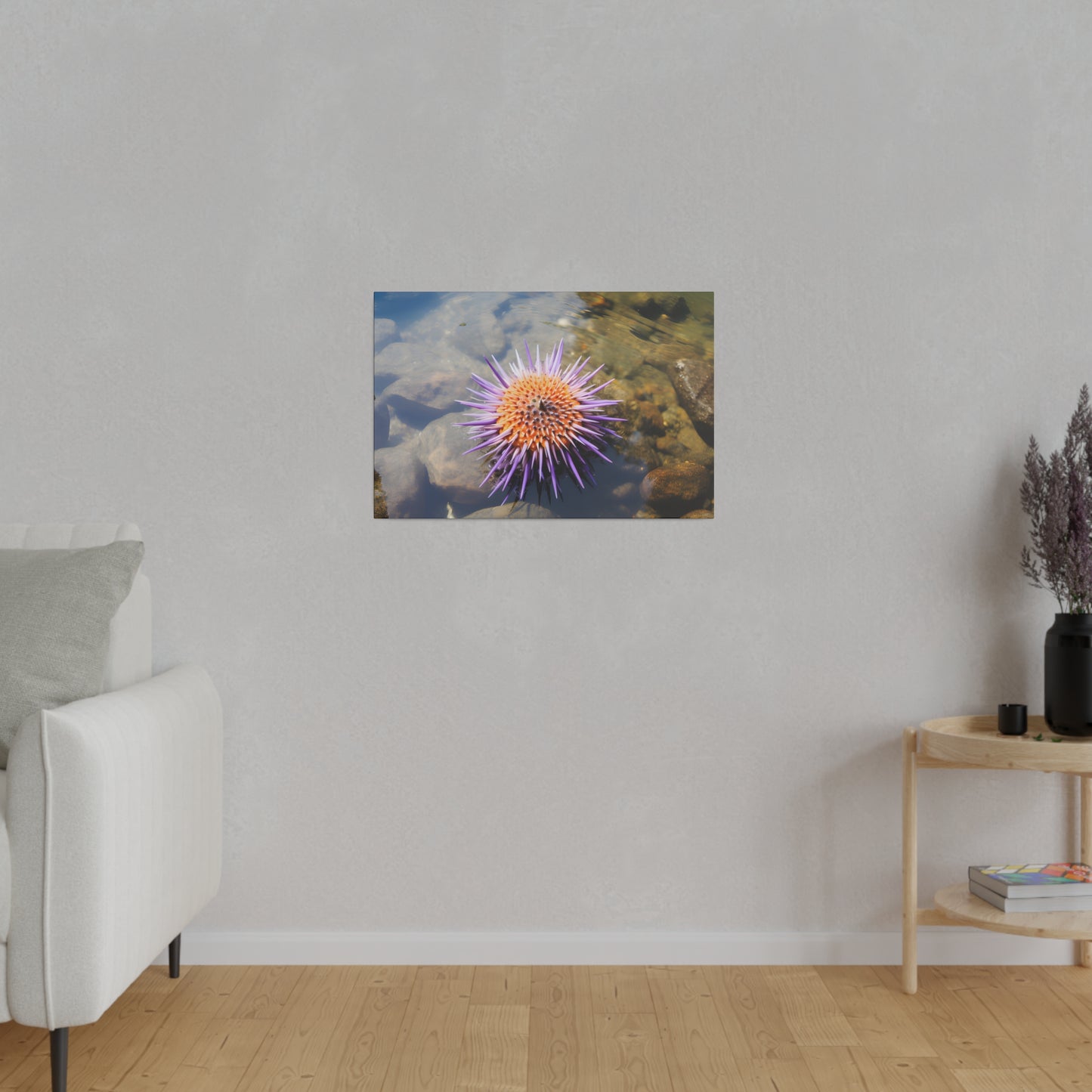 Sea Urchin Matte Canvas, Stretched, 0.75" pn005