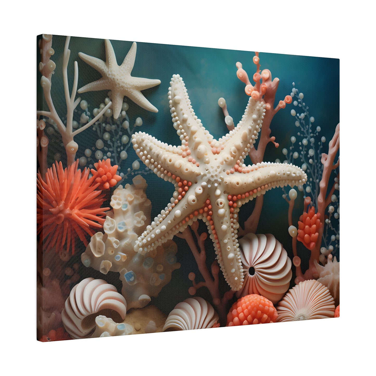 Starfish Matte Canvas, Stretched, 0.75" pn009