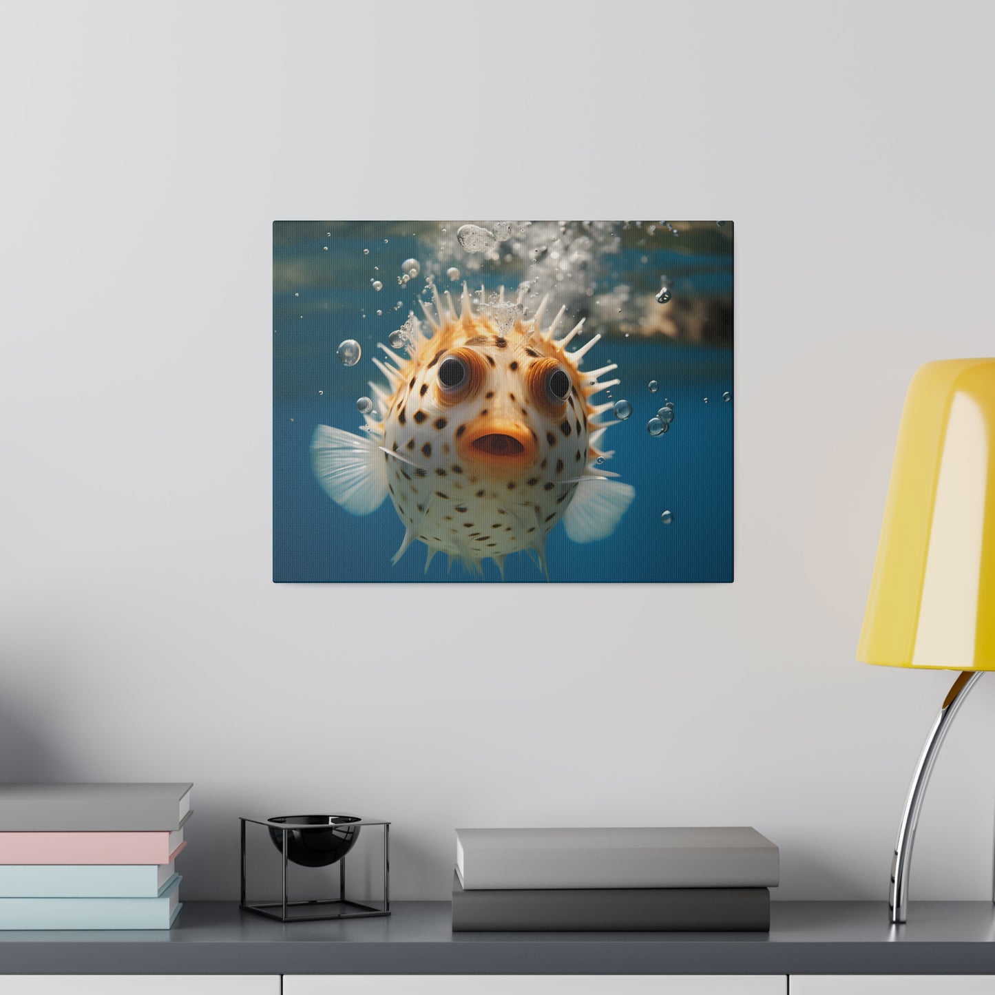 Pufferfish Matte Canvas, Stretched, 0.75" pn007