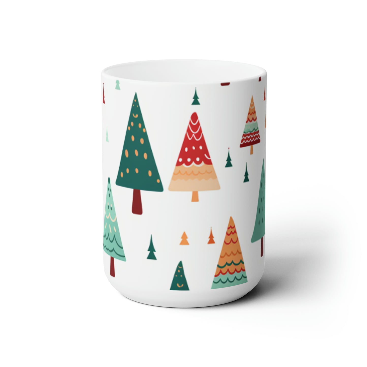 Christmas Tree Ceramic Mug 15oz