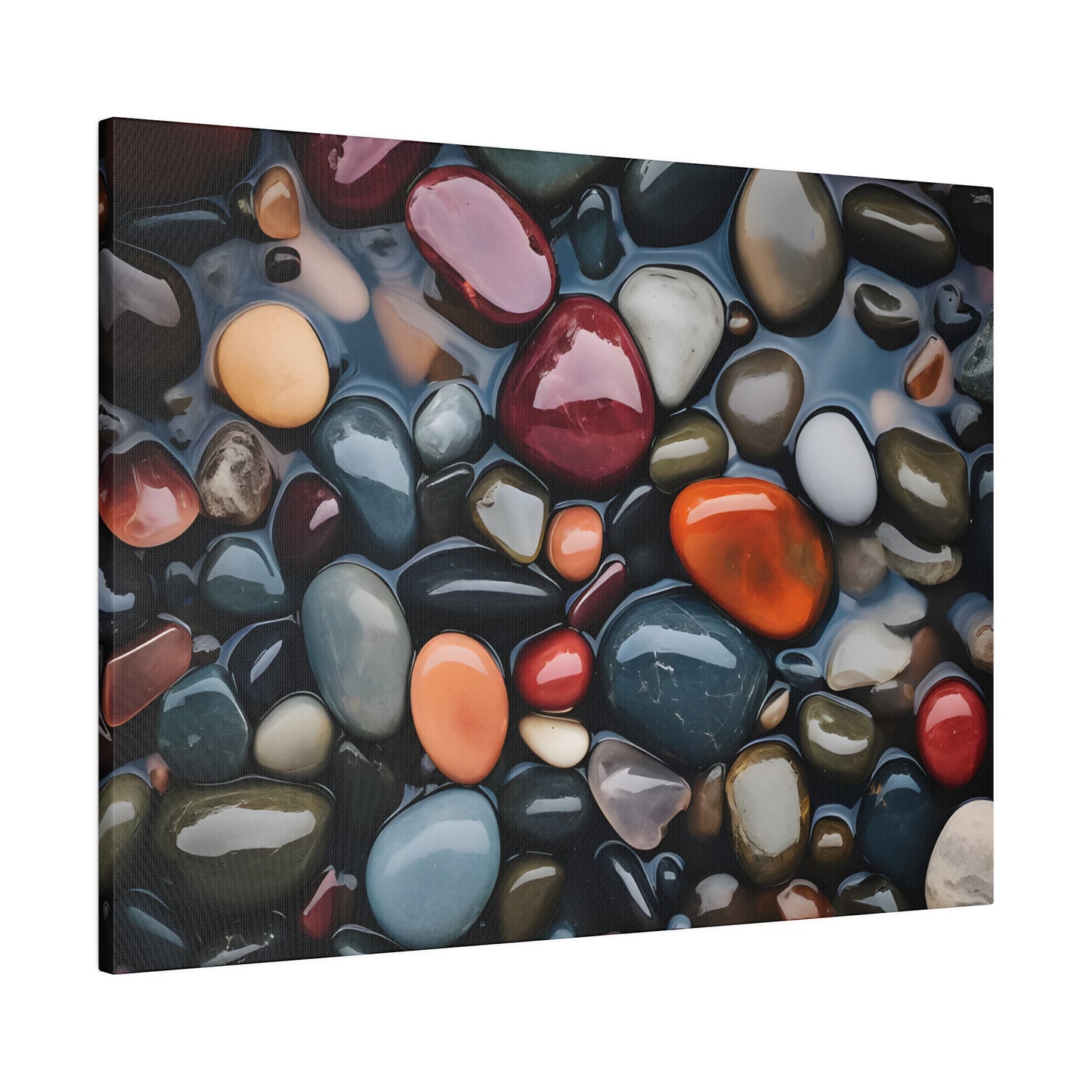 River Rock Matte Canvas, Stretched, 0.75" pn017