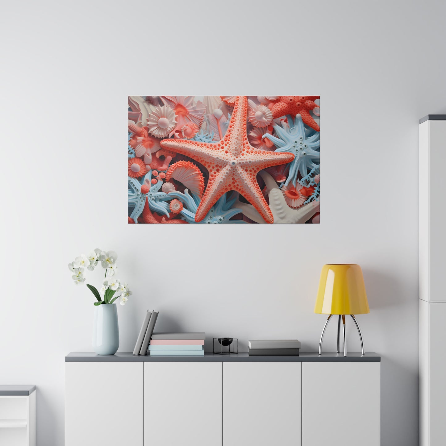 Starfish Matte Canvas, Stretched, 0.75" pn001