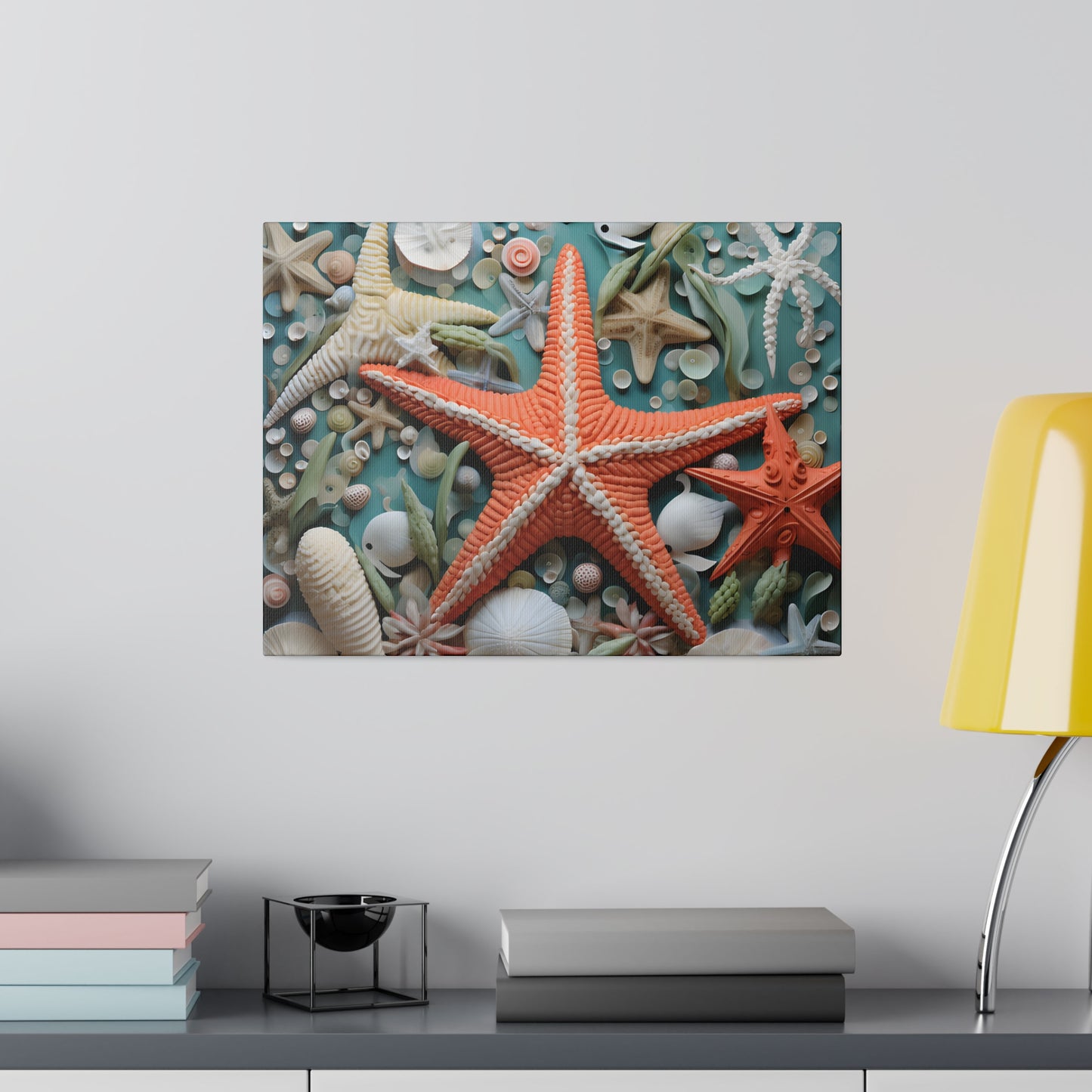 Starfish Matte Canvas, Stretched, 0.75" pn006