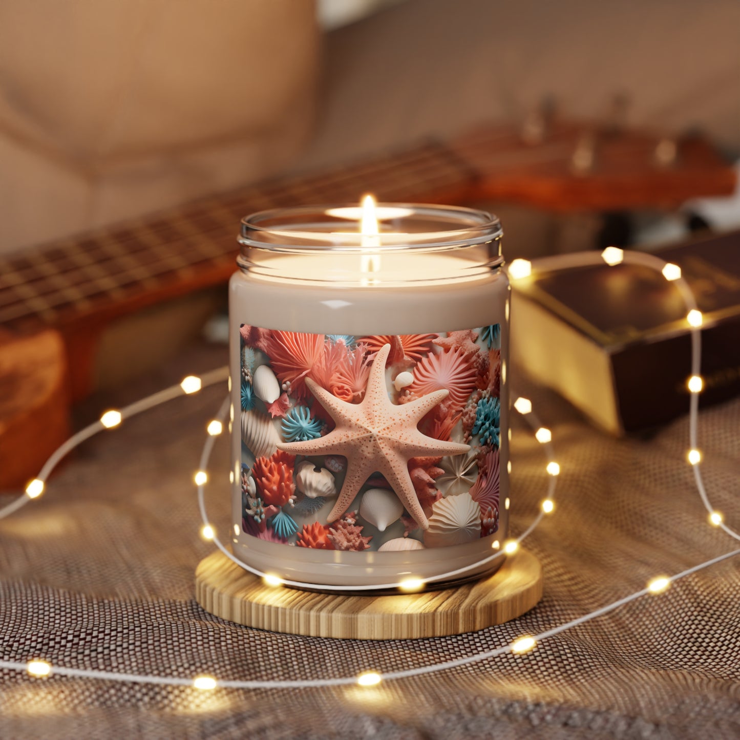 Starfish Scented Soy Candle, 9oz