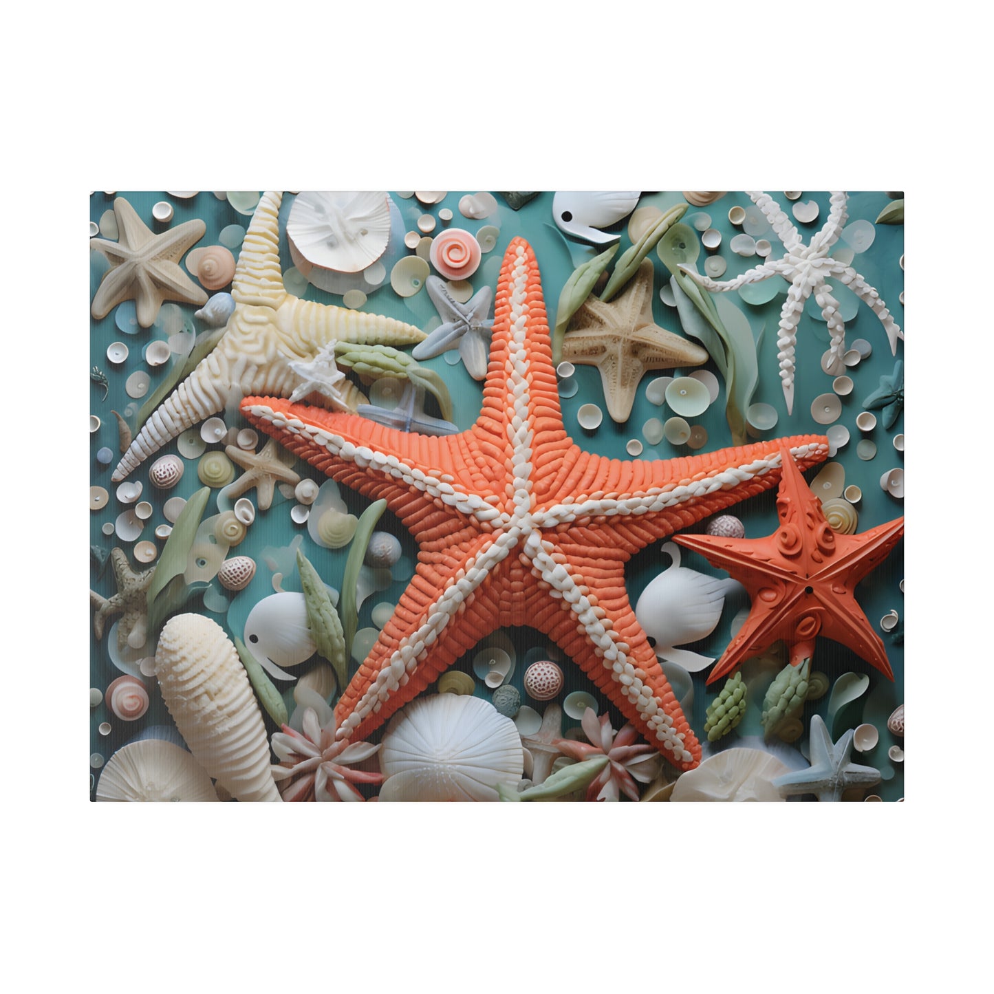 Starfish Matte Canvas, Stretched, 0.75" pn006