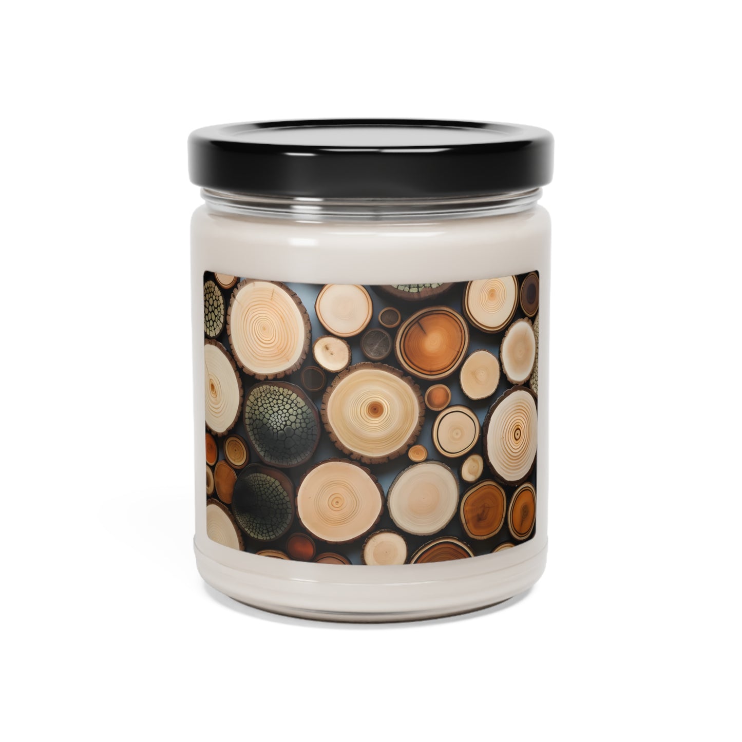 Wood Rounds Scented Soy Candle, 9oz